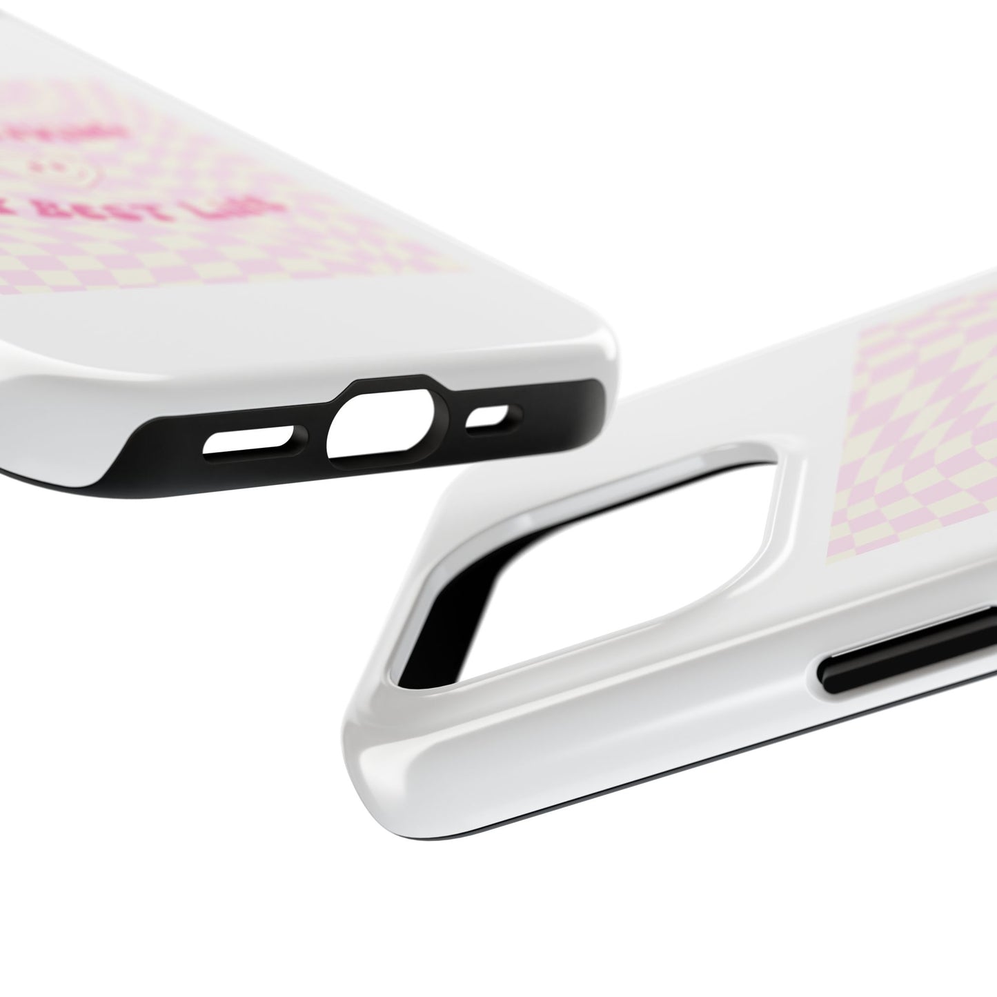 Just Living My Best Life - Tough iPhone Cases - Choose your Size