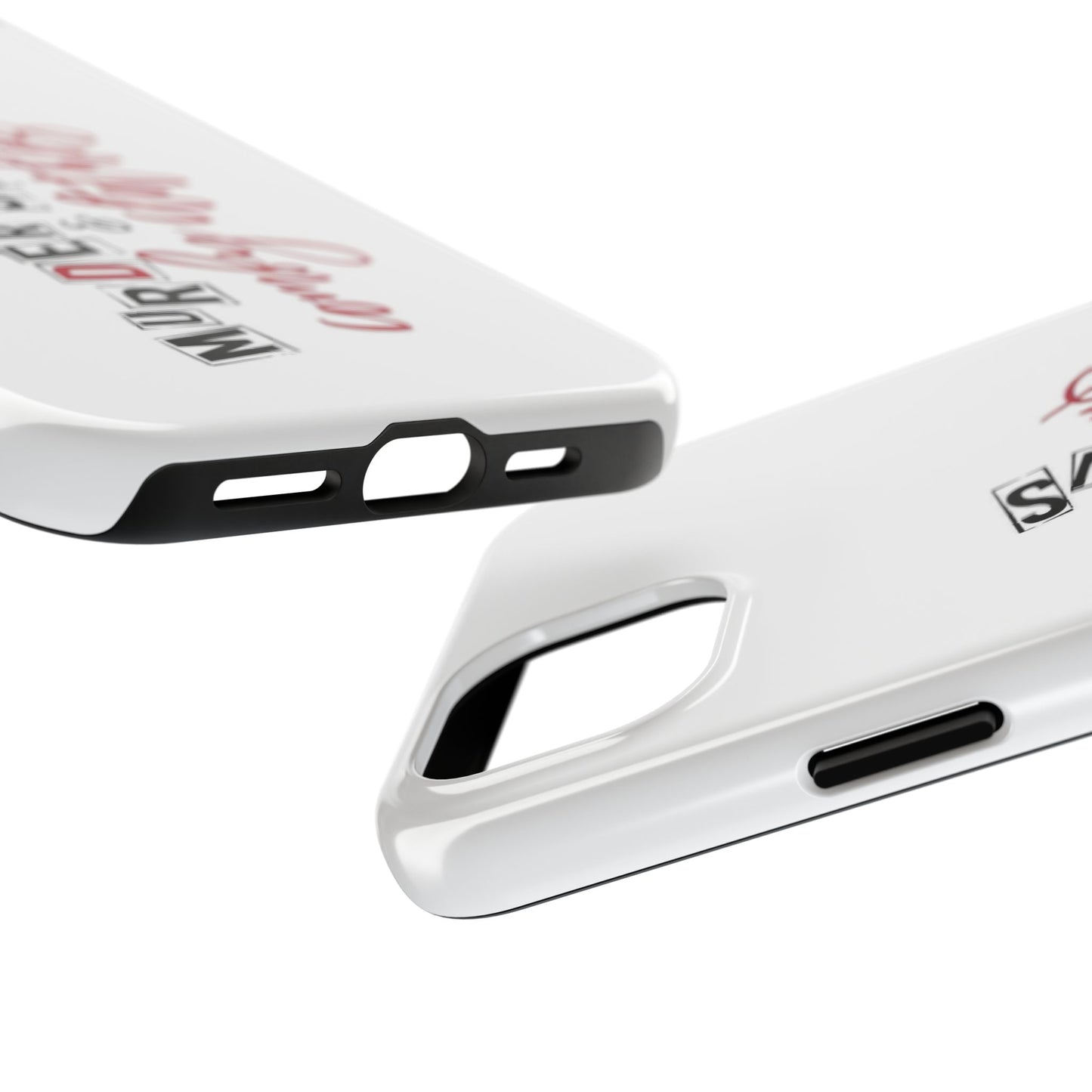 MURDER SHOWS & comfy clothes - Tough iPhone Cases - Choose your Size