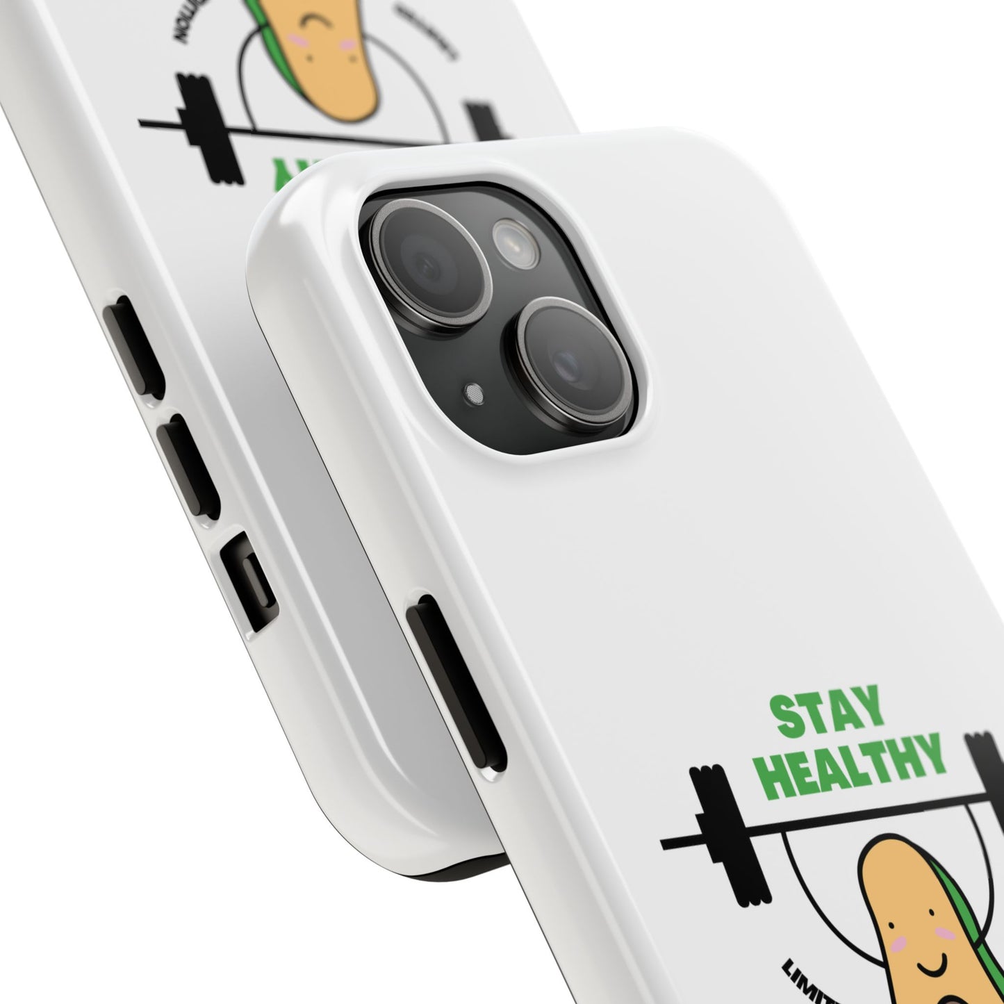 Stay Healthy Avocado - Tough iPhone Cases - Choose your Size