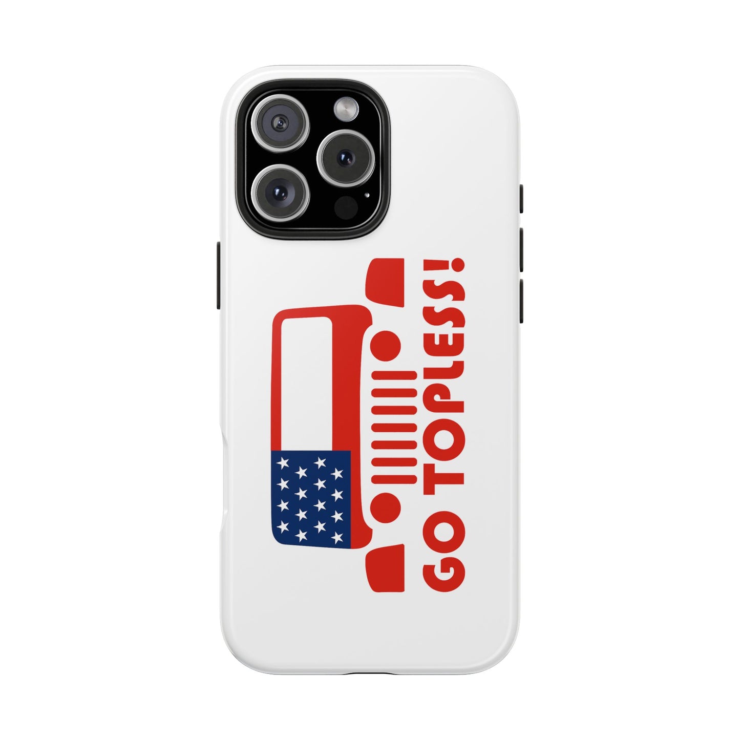 GO TOPLESS - Tough iPhone Cases - Choose your Size
