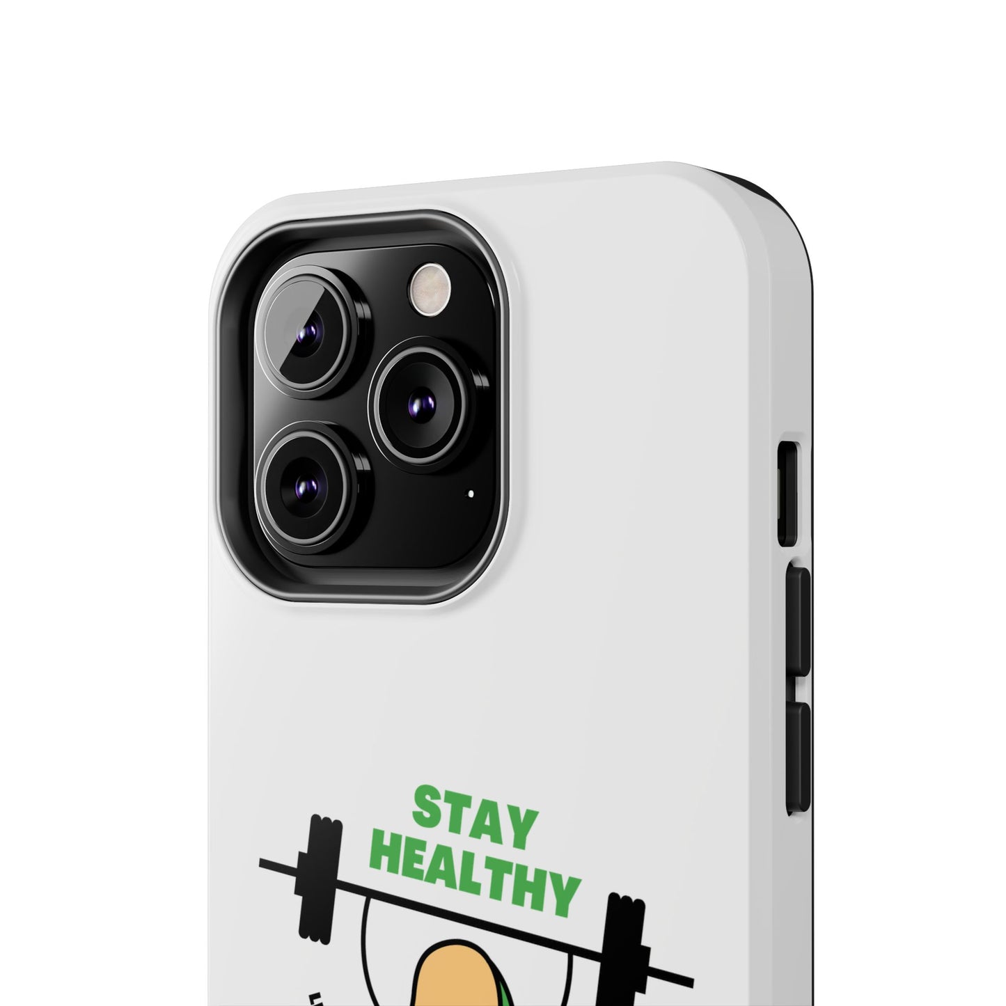 Stay Healthy Avocado - Tough iPhone Cases - Choose your Size