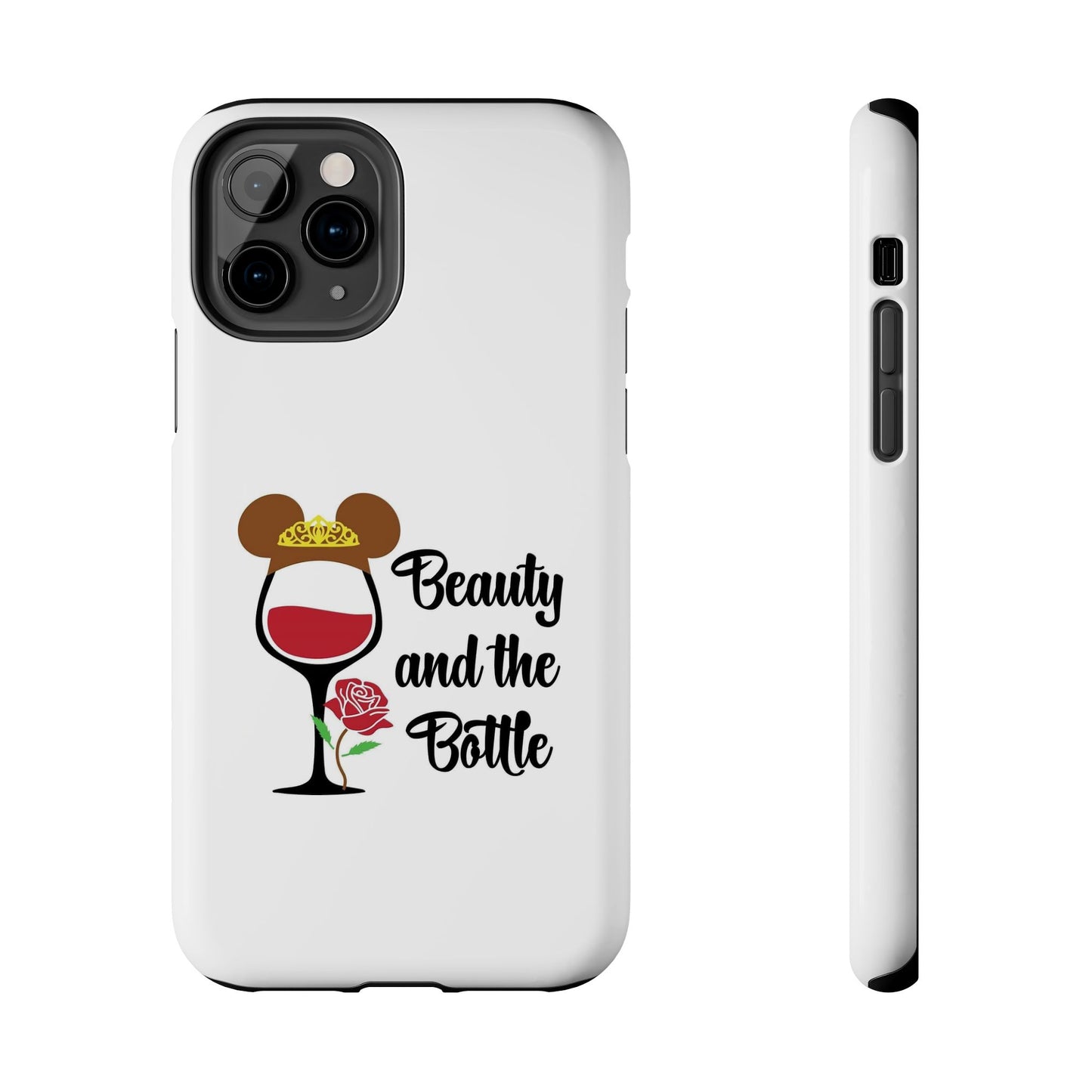 Beauty and the Bottle - Tough iPhone Cases - Choose your Size