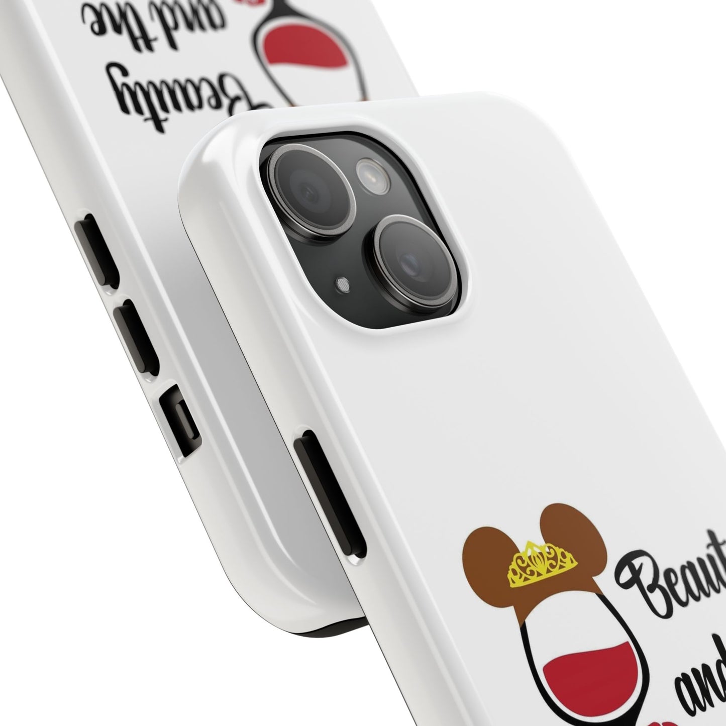 Beauty and the Bottle - Tough iPhone Cases - Choose your Size