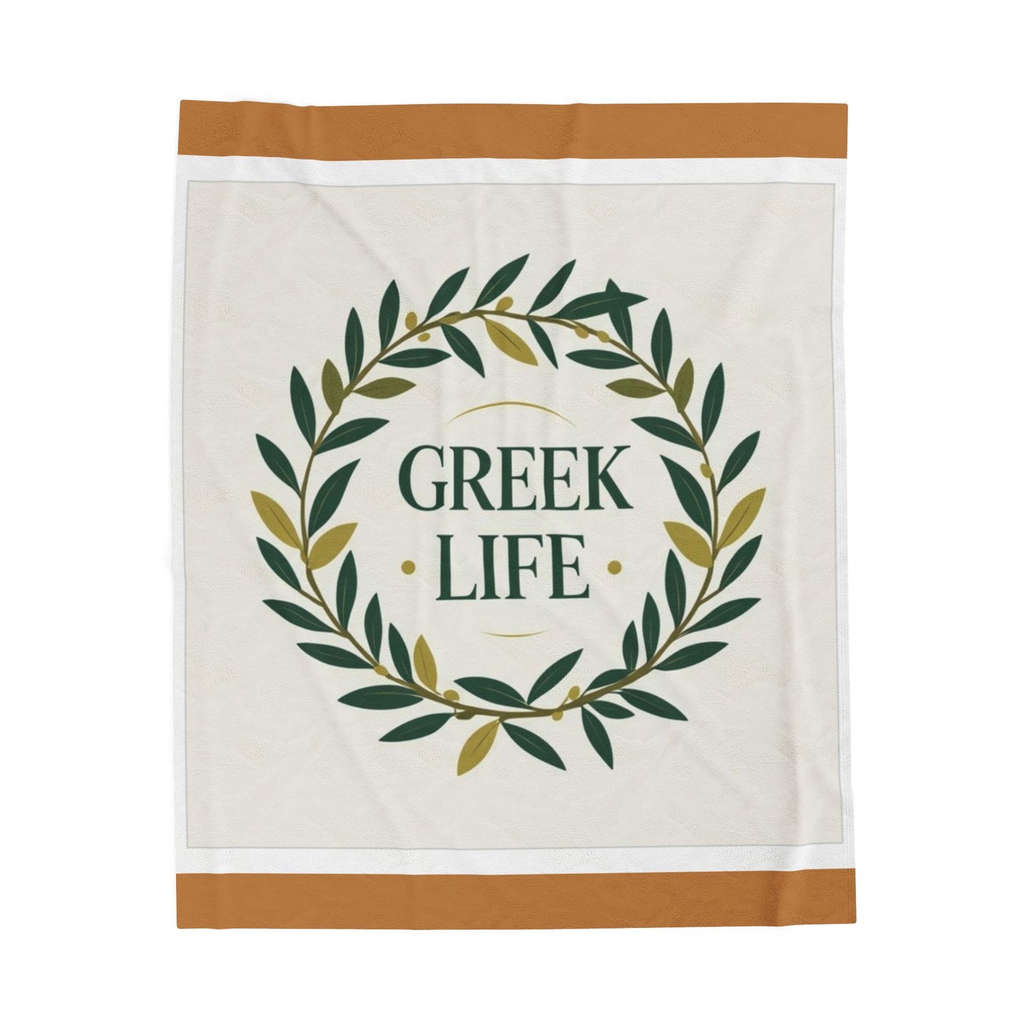 Greek Life Velveteen Plush Blanket, Cozy Greek Decor, College Gift, Sorority/Fraternity Blanket, Home Blanket for Students