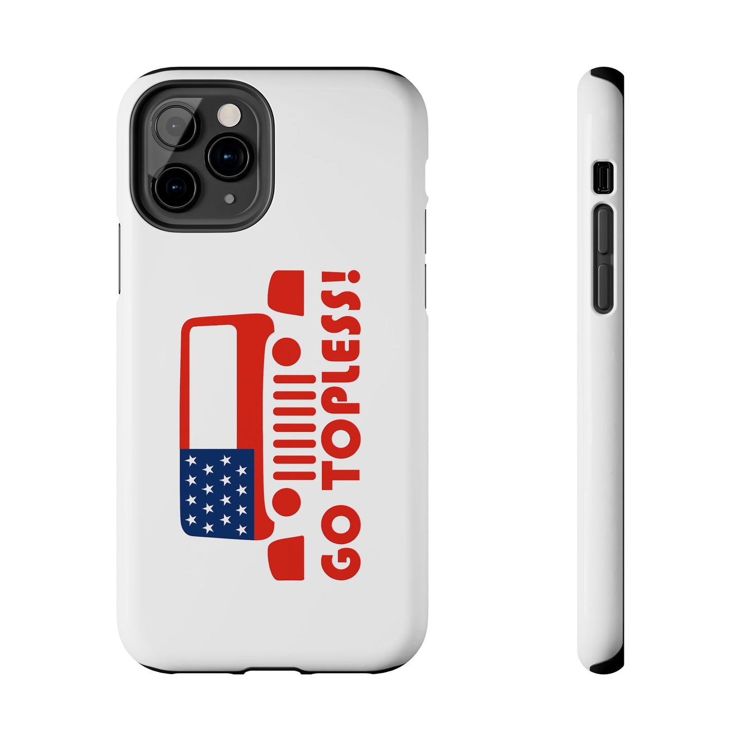 GO TOPLESS - Tough iPhone Cases - Choose your Size