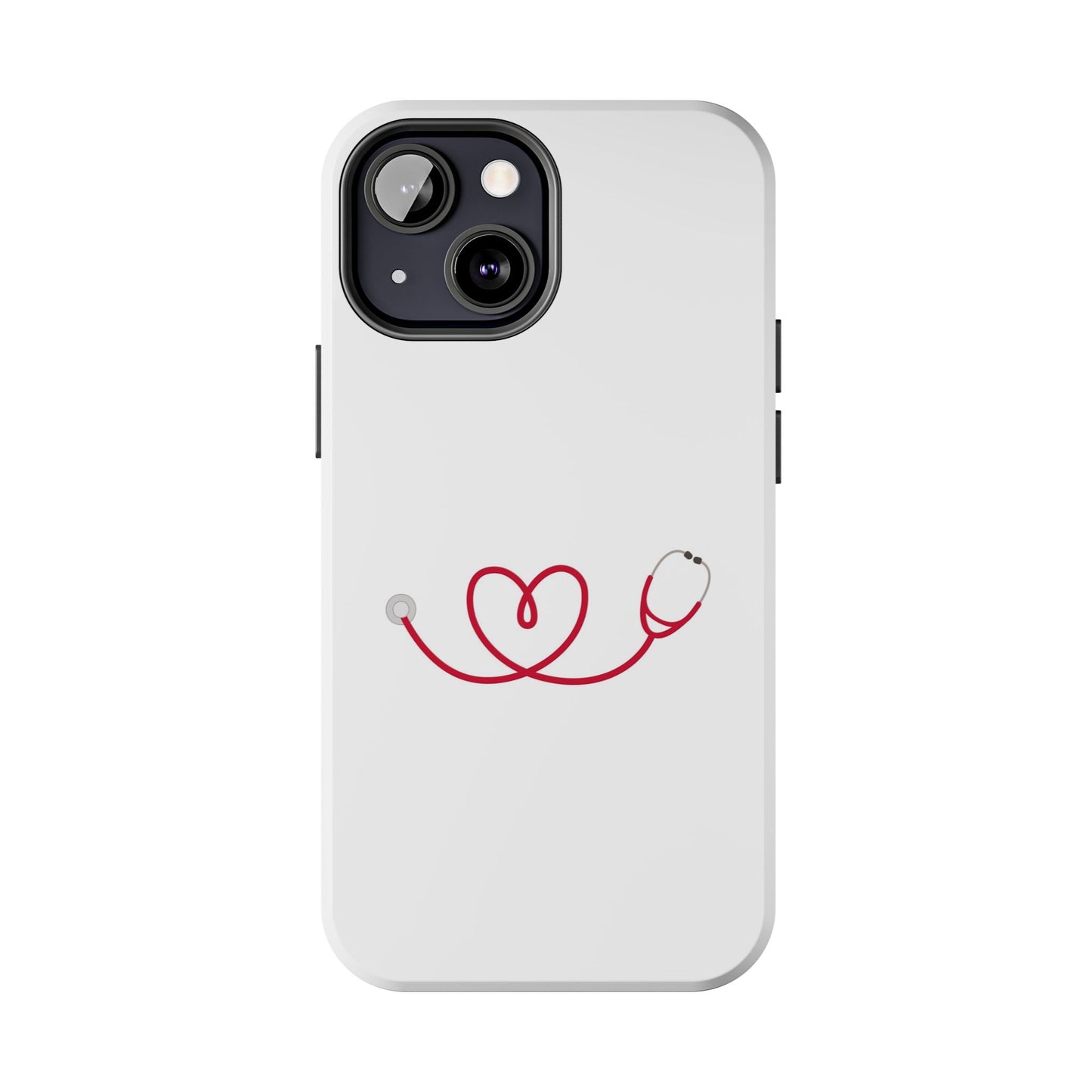 Stethoscope Heart - Tough iPhone Cases - Choose your Size
