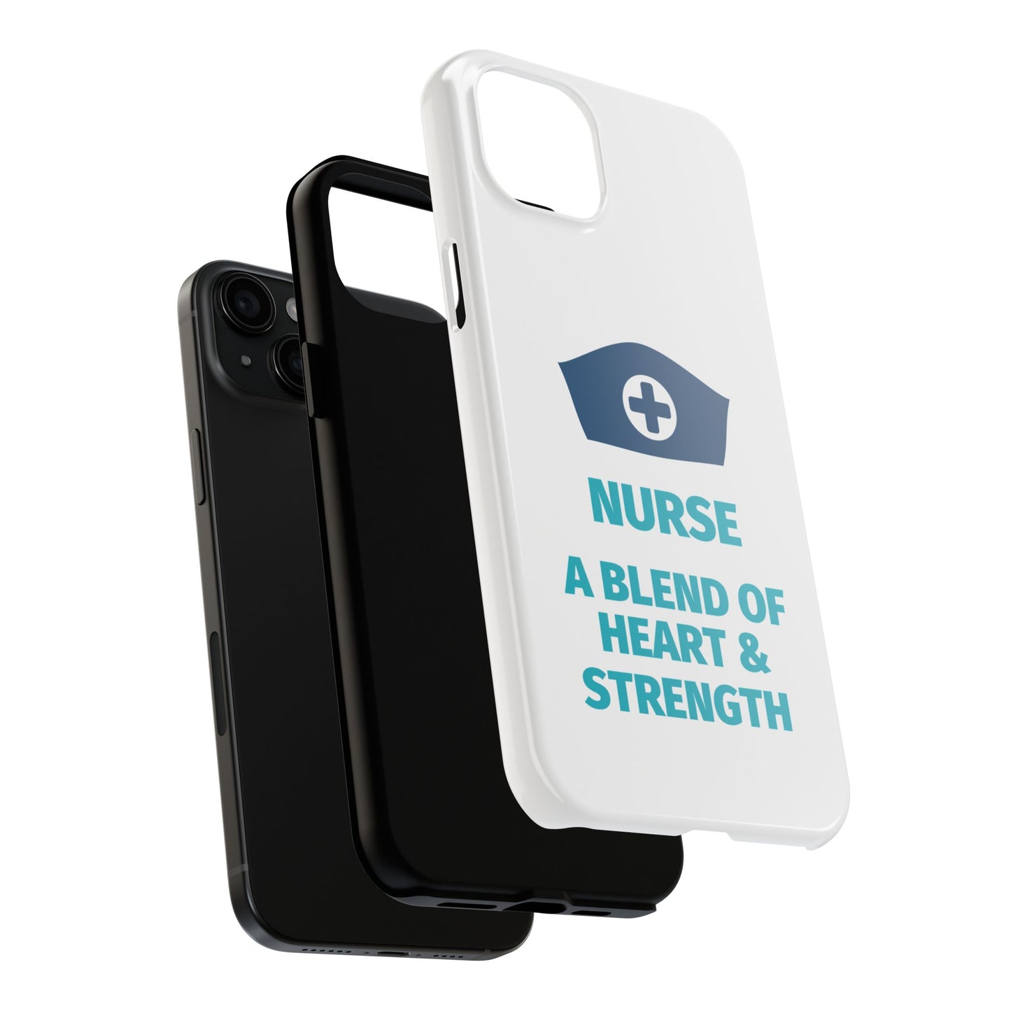 Nurse A Blend of Heart & Strength - Tough iPhone Cases - Choose your Size