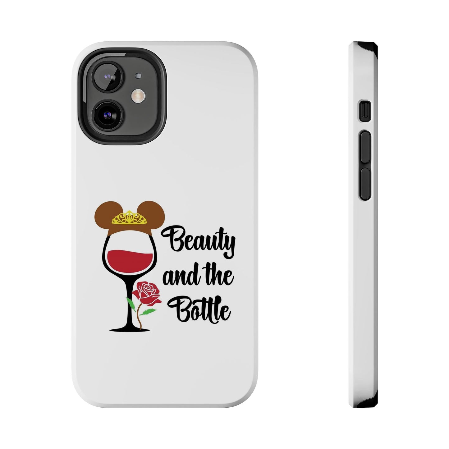 Beauty and the Bottle - Tough iPhone Cases - Choose your Size