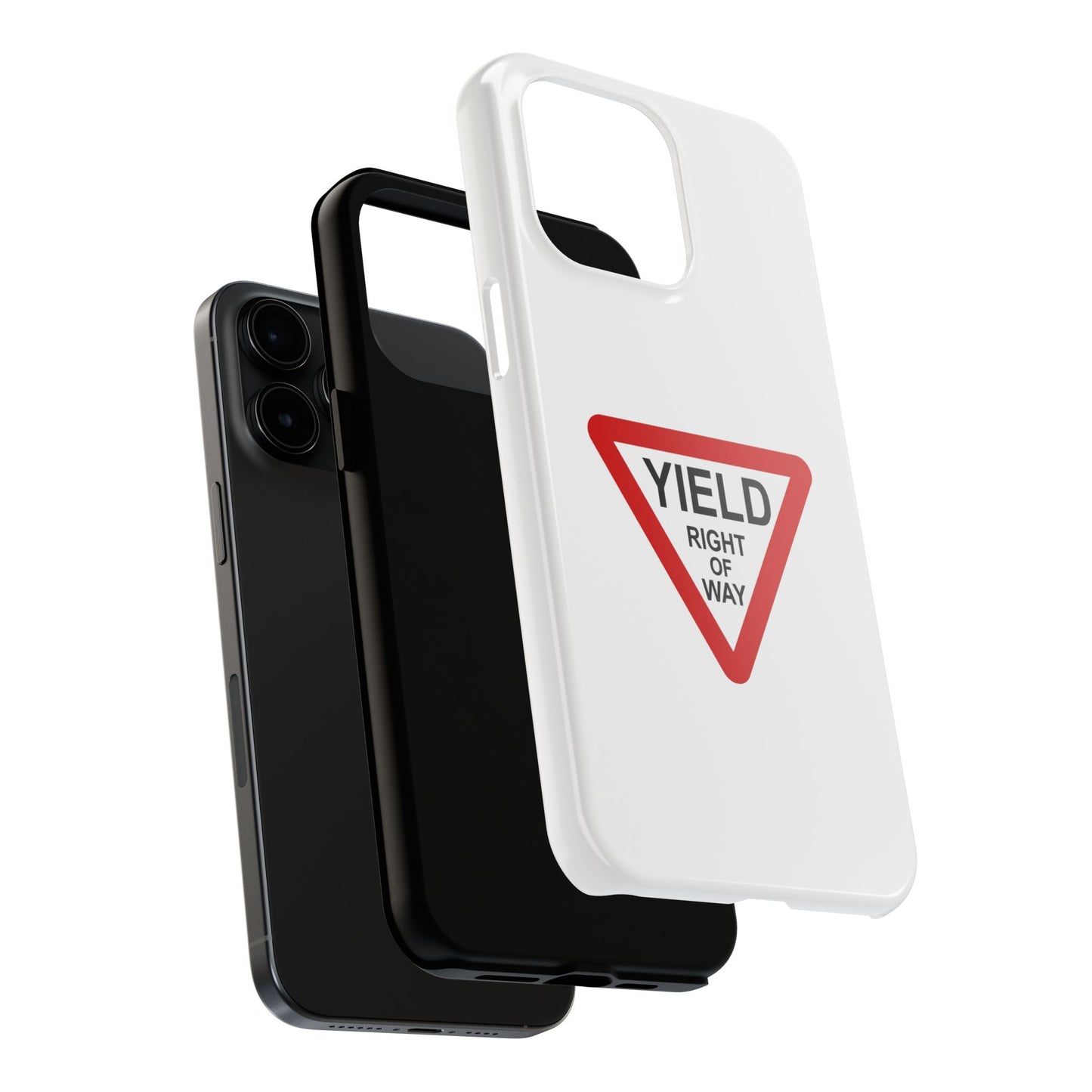 YIELD Right of Way - Tough iPhone Cases - Choose your Size