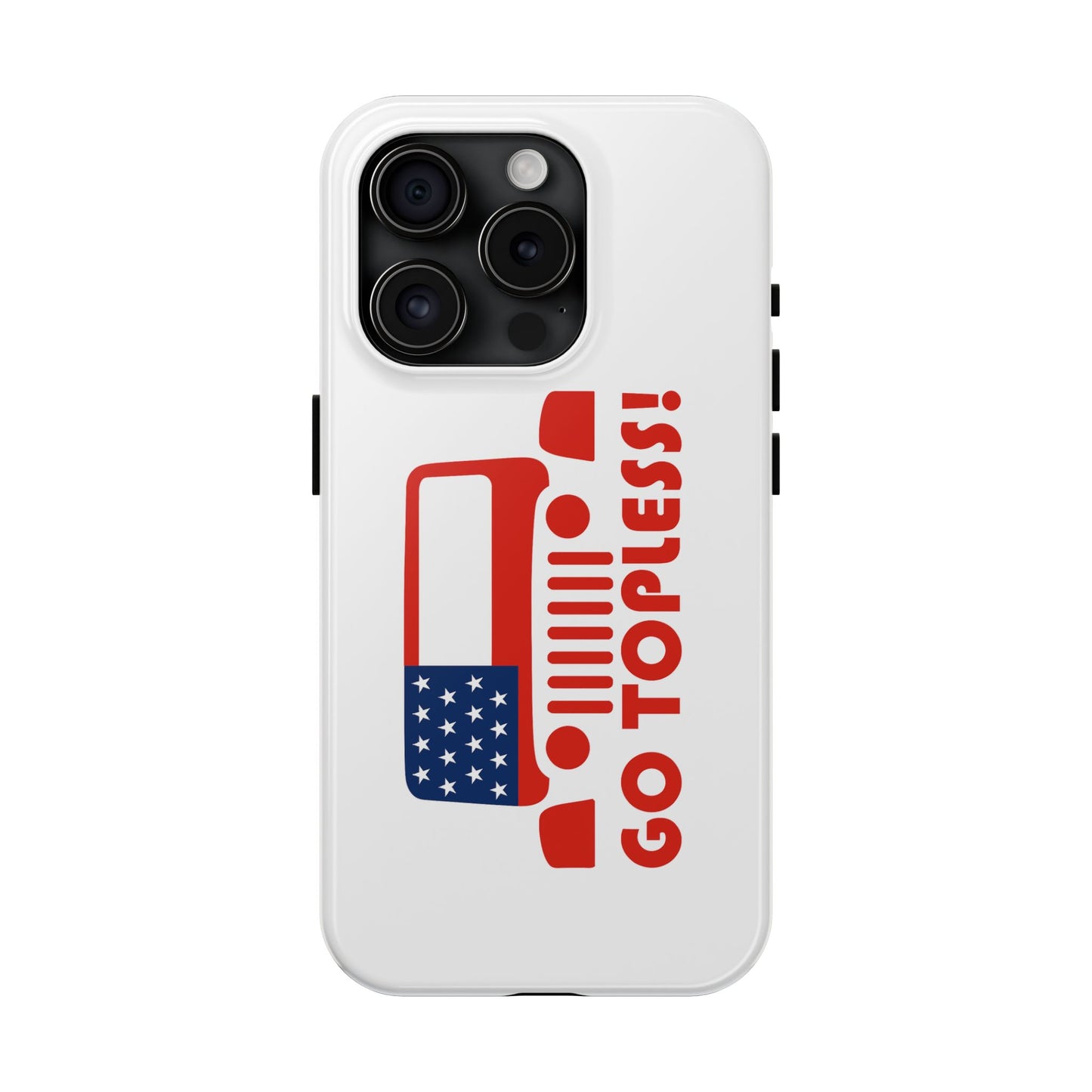 GO TOPLESS - Tough iPhone Cases - Choose your Size