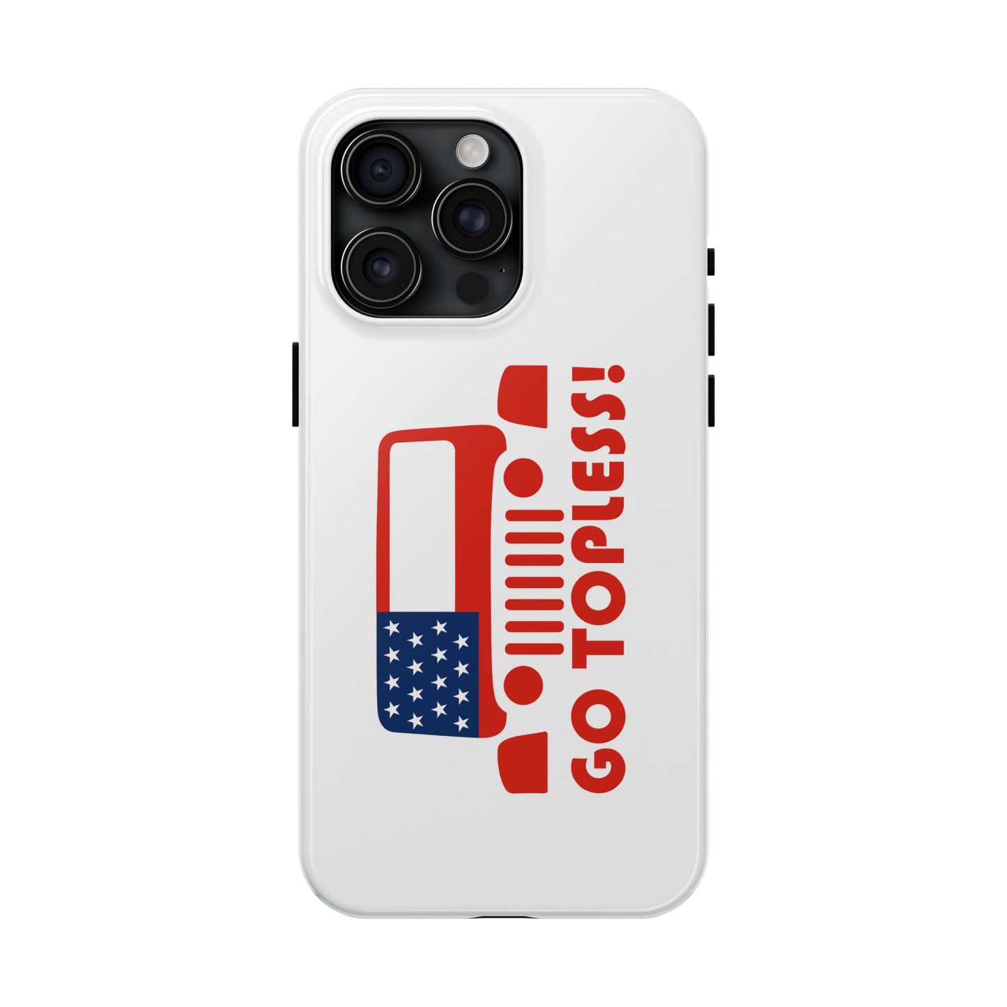 GO TOPLESS - Tough iPhone Cases - Choose your Size