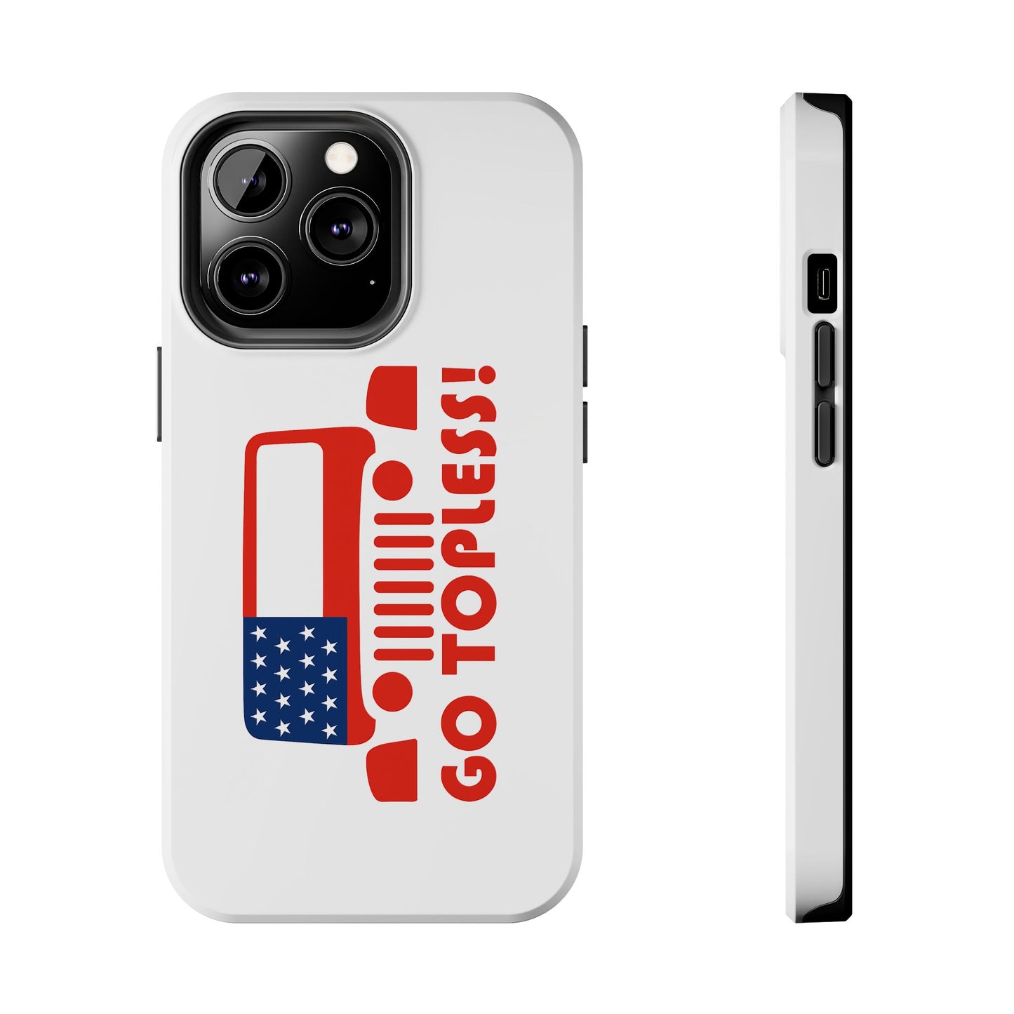 GO TOPLESS - Tough iPhone Cases - Choose your Size