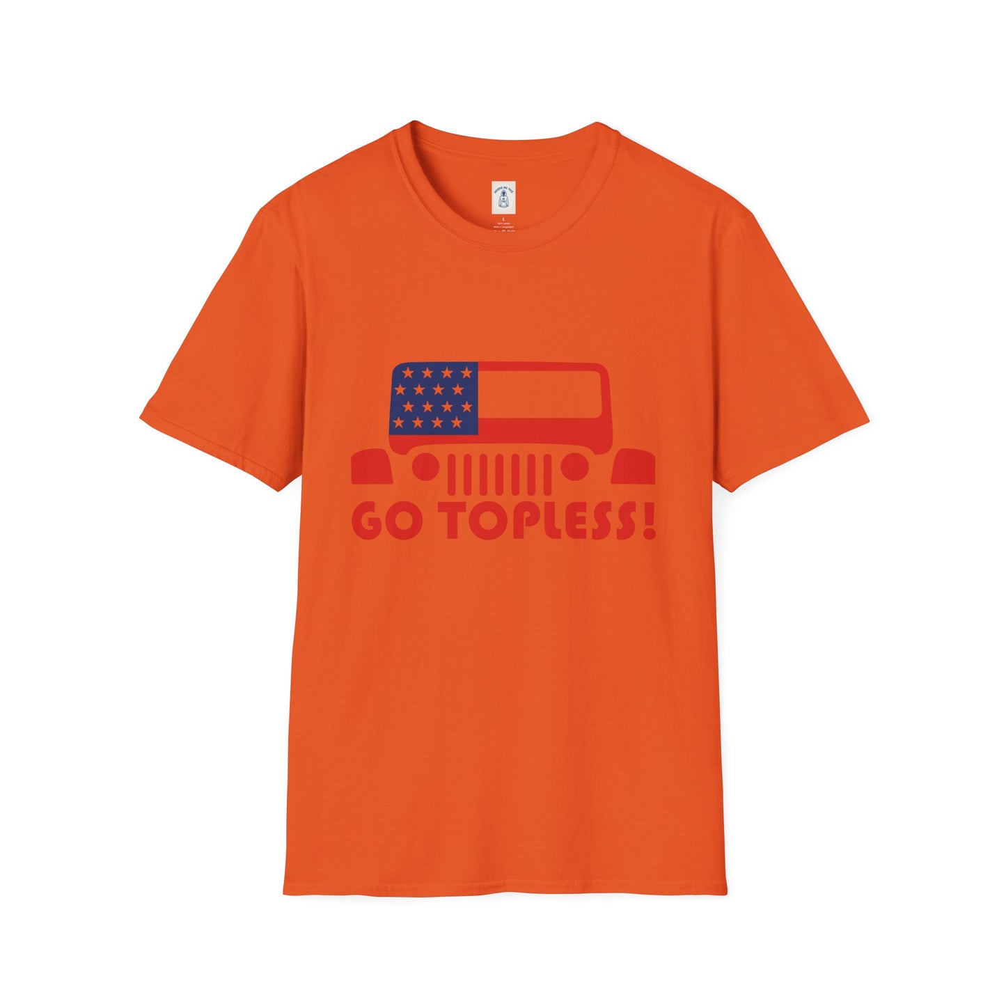 GO TOPLESS - Unisex Softstyle T-Shirt