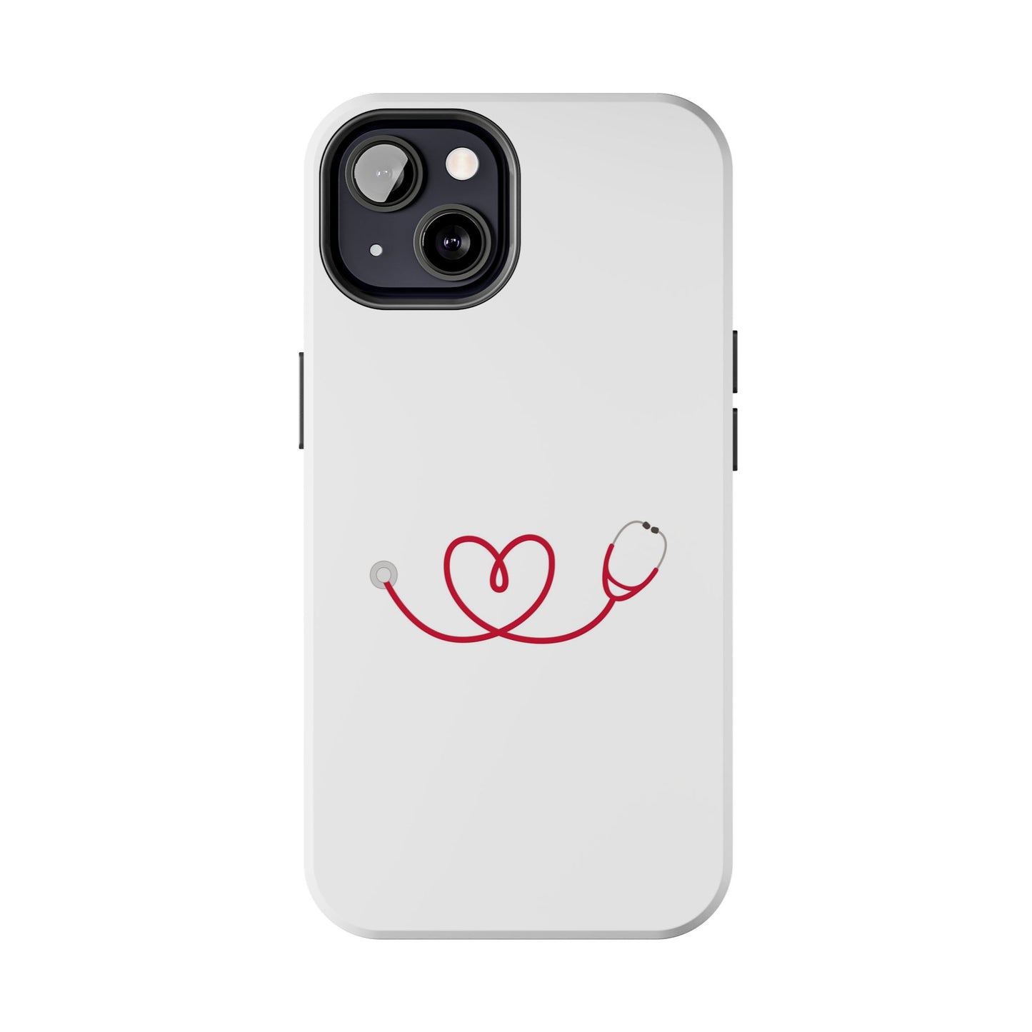 Stethoscope Heart - Tough iPhone Cases - Choose your Size