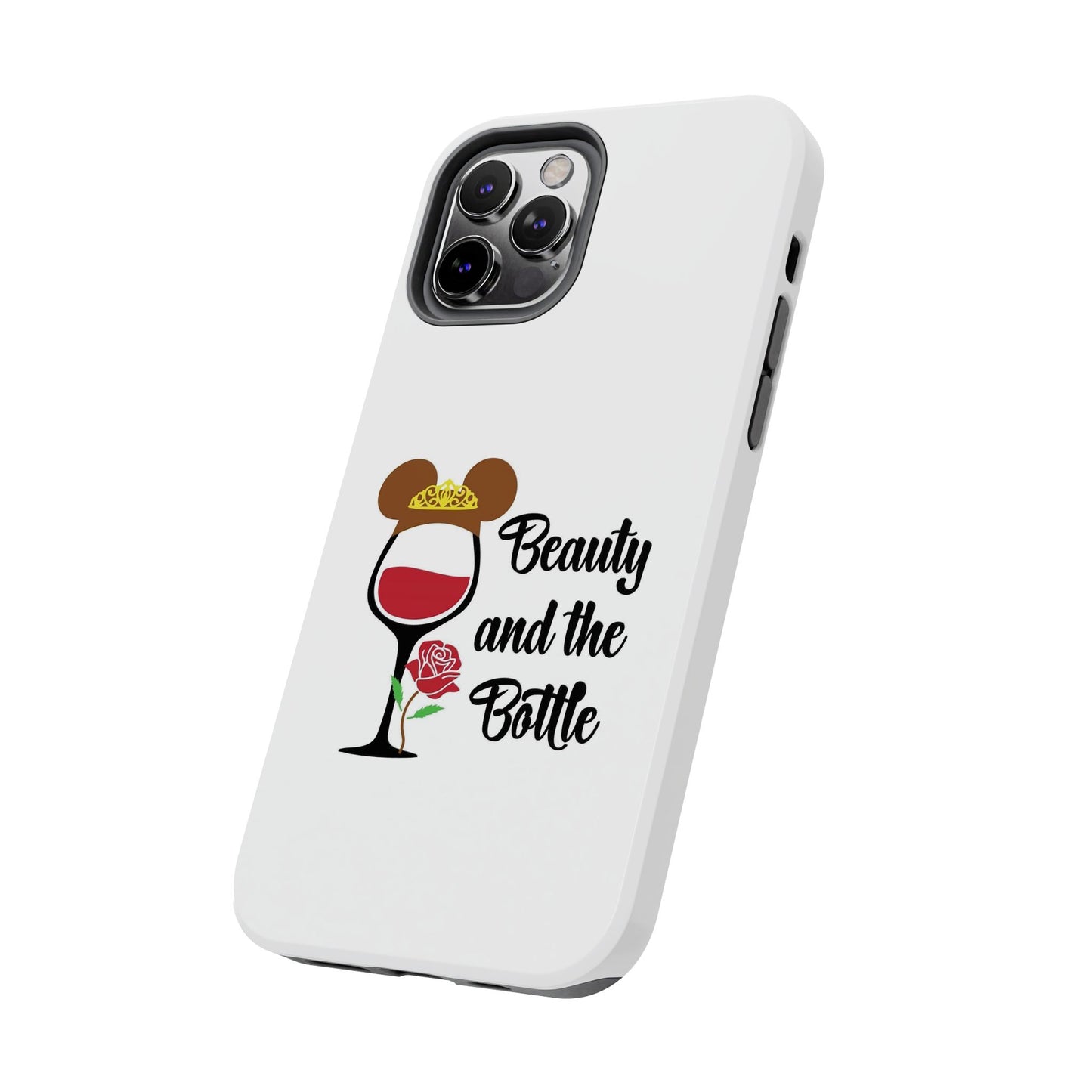 Beauty and the Bottle - Tough iPhone Cases - Choose your Size