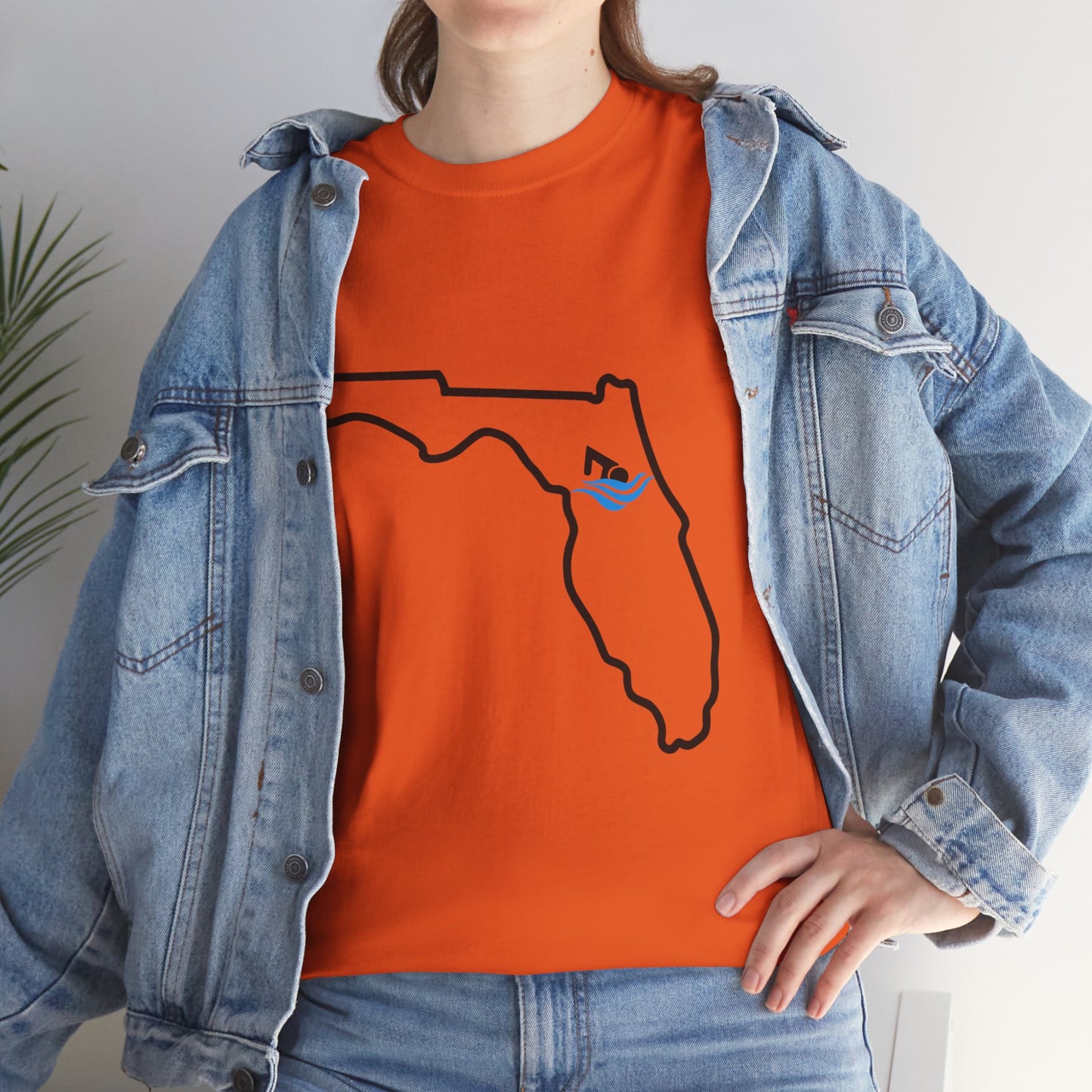 Florida Swimming Spirit - Unisex Heavy Cotton Tee