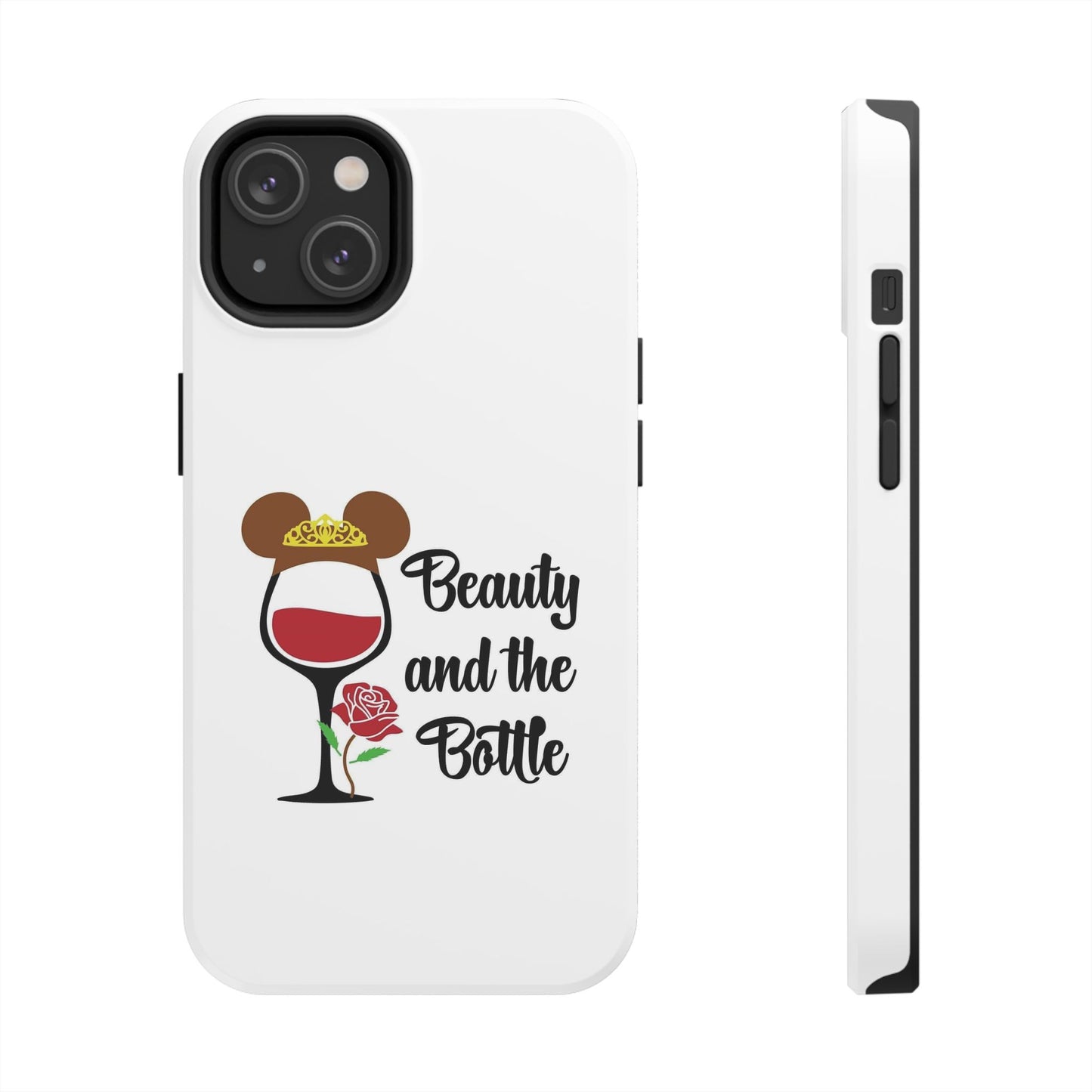 Beauty and the Bottle - Tough iPhone Cases - Choose your Size