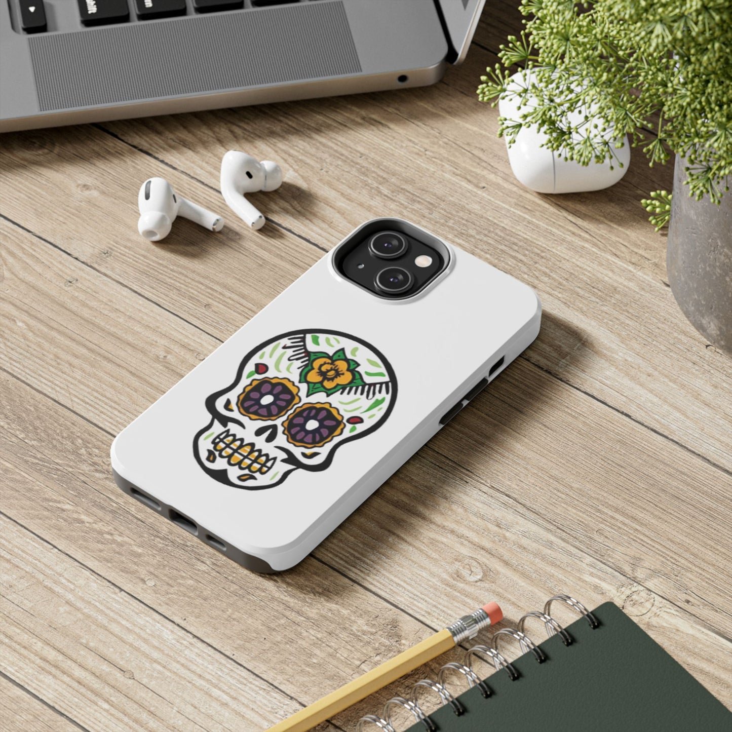Colorful Skull - Tough iPhone Cases - Choose your Size