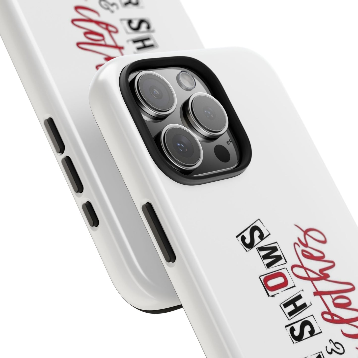 MURDER SHOWS & comfy clothes - Tough iPhone Cases - Choose your Size