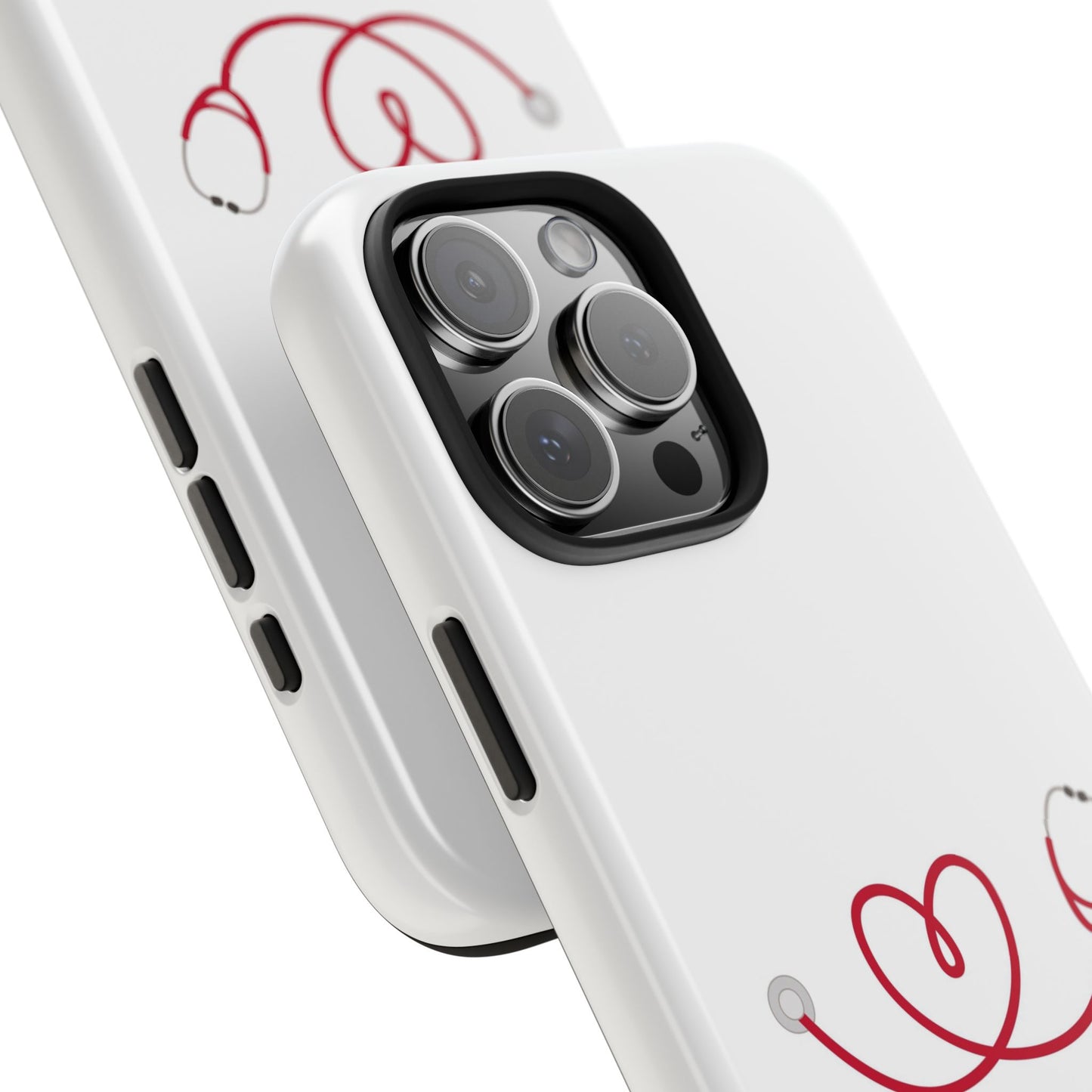 Stethoscope Heart - Tough iPhone Cases - Choose your Size