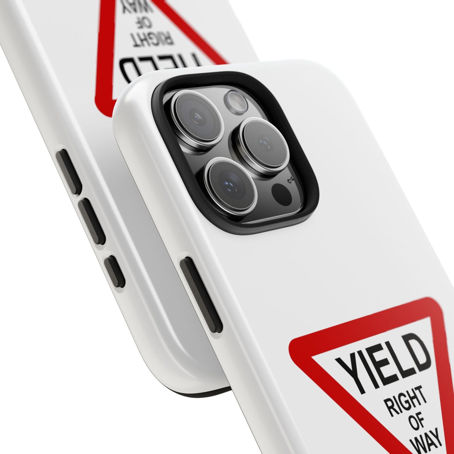 YIELD Right of Way - Tough iPhone Cases - Choose your Size