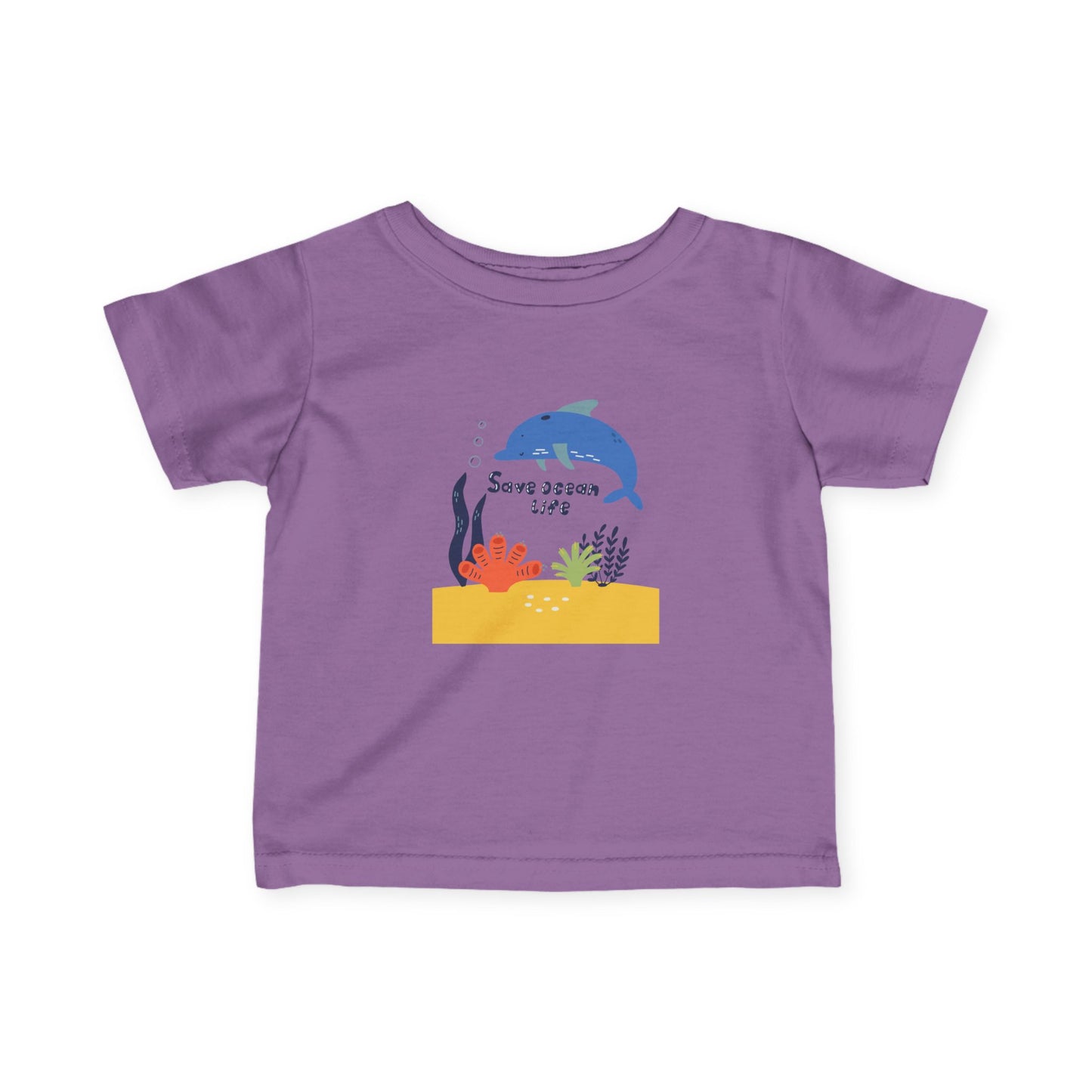 Save Ocean Life - Infant Tee, Cute Baby Shirt, Toddler Graphics, Baby Shower Gift, Nursery Decor