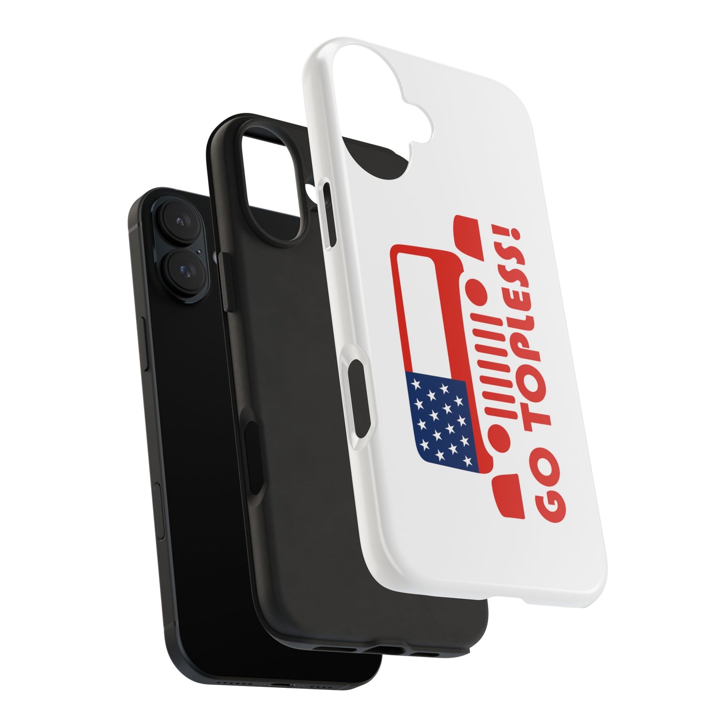 GO TOPLESS - Tough iPhone Cases - Choose your Size
