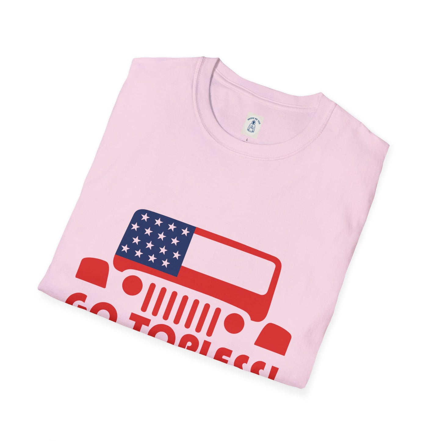GO TOPLESS - Unisex Softstyle T-Shirt