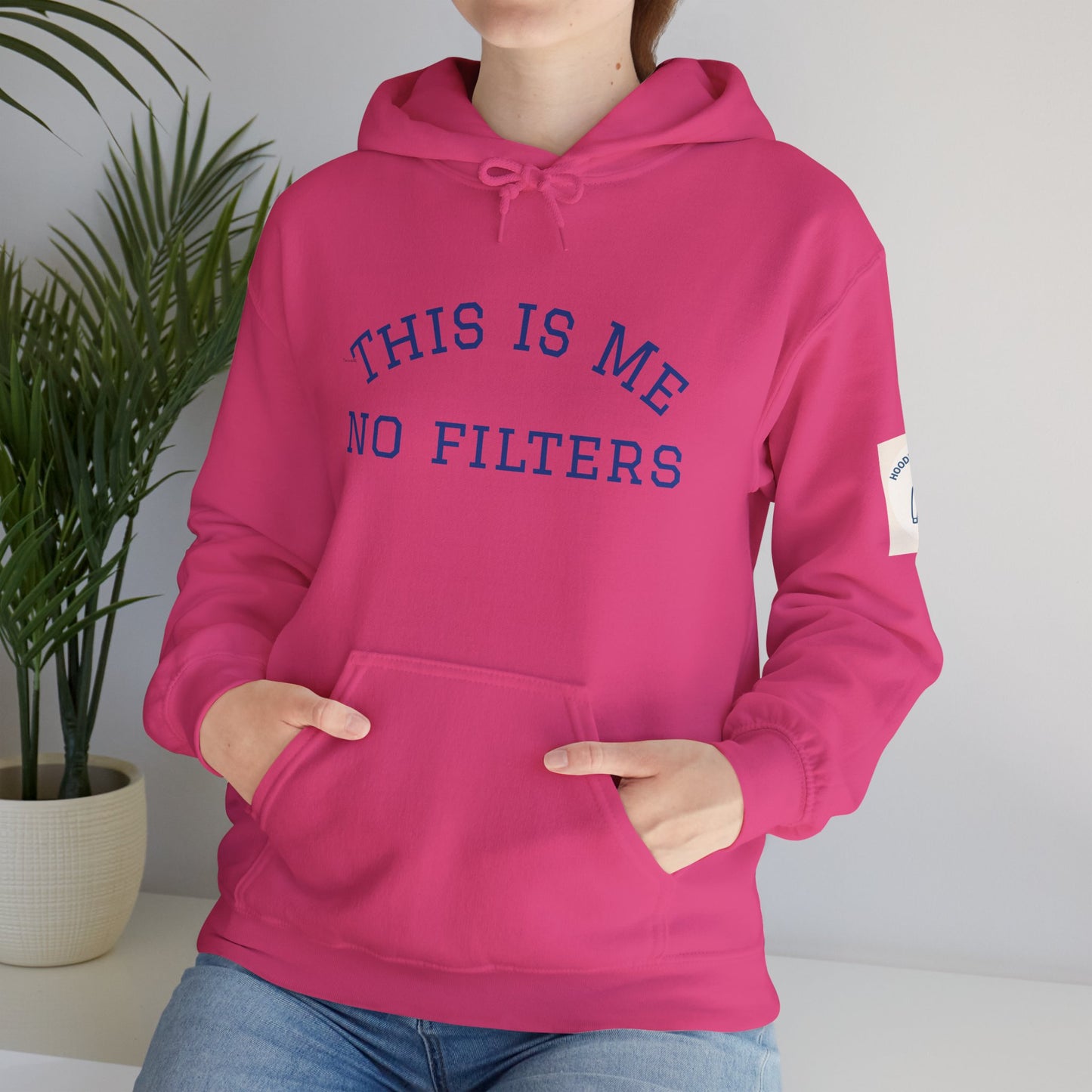 This is Me No Filters - Unisex Heavy Blend Hoodie - Cozy Gift, Casual Wear, Comfortable Sweatshirt, Everyday Style, Perfect for Teens