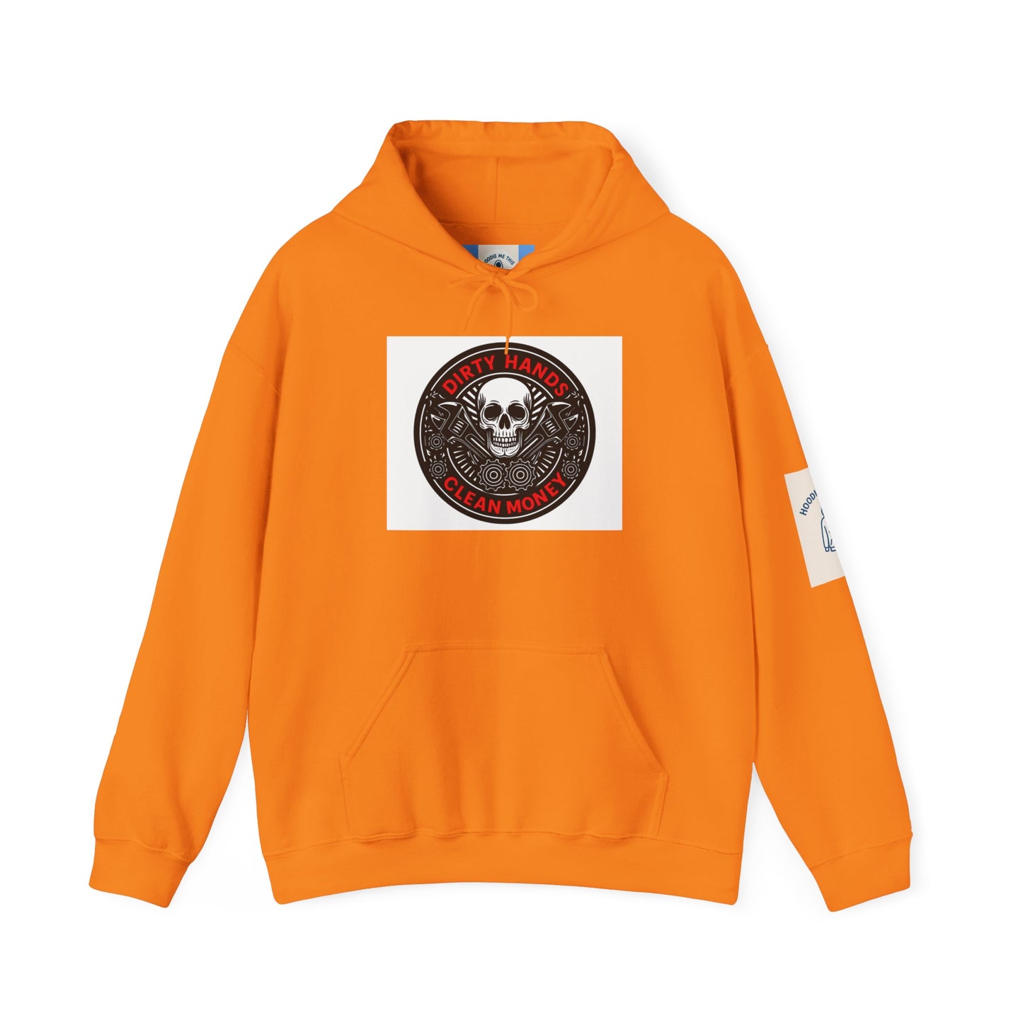 DIRTY HANDS CLEAN MONEY Hoodie- Unisex Heavy Blend™ Hooded Sweatshirt