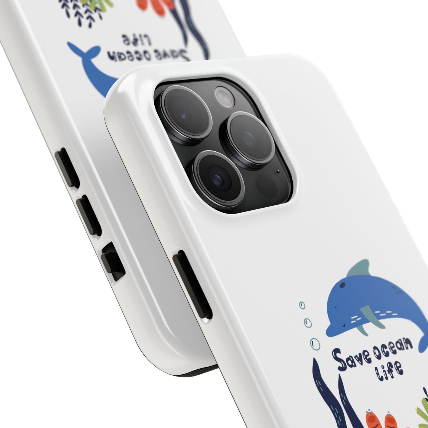 Save Ocean Life - Tough iPhone Cases - Choose your Size