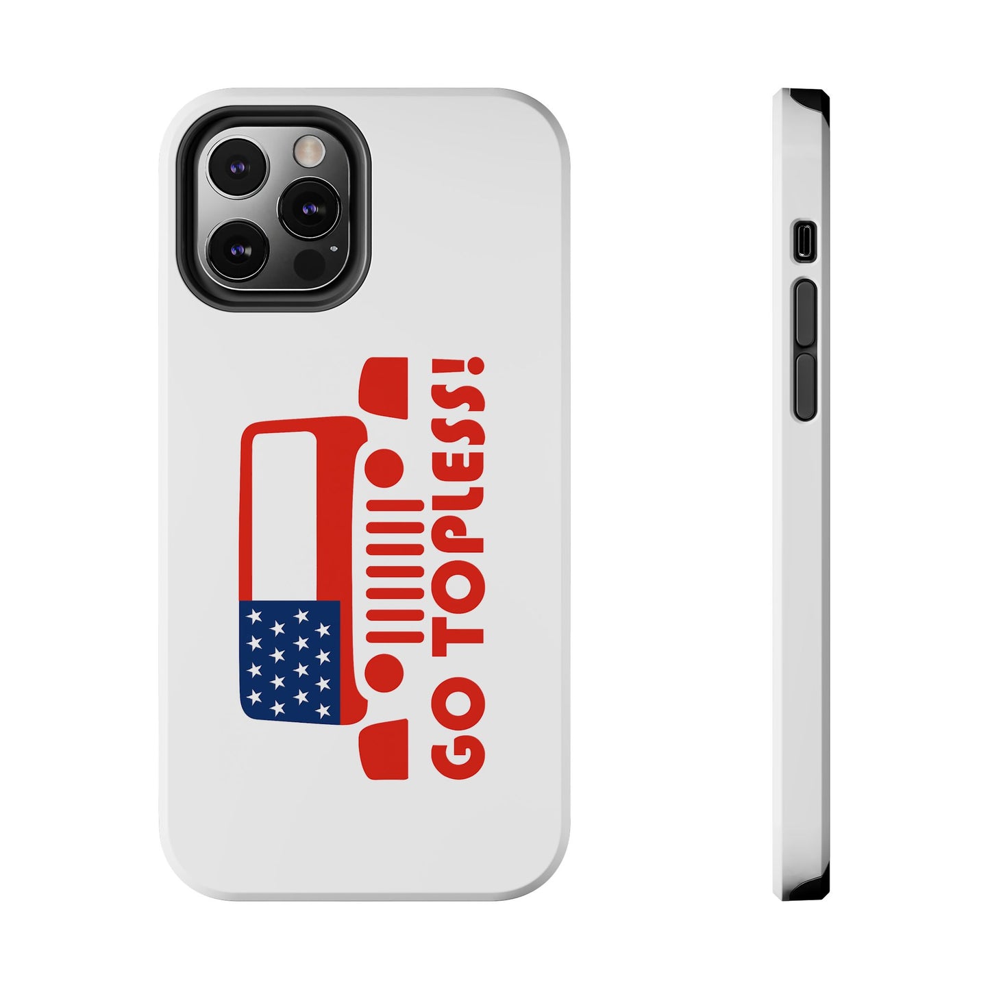 GO TOPLESS - Tough iPhone Cases - Choose your Size