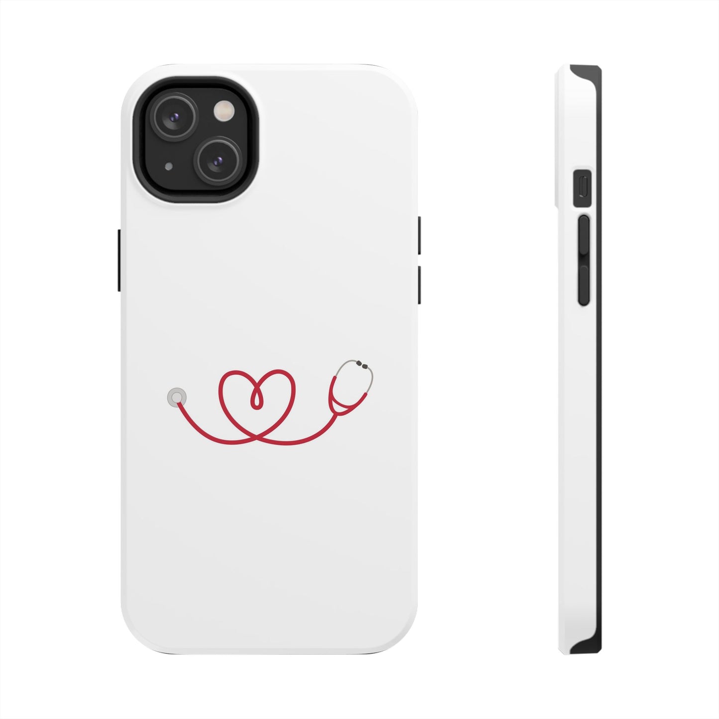 Stethoscope Heart - Tough iPhone Cases - Choose your Size