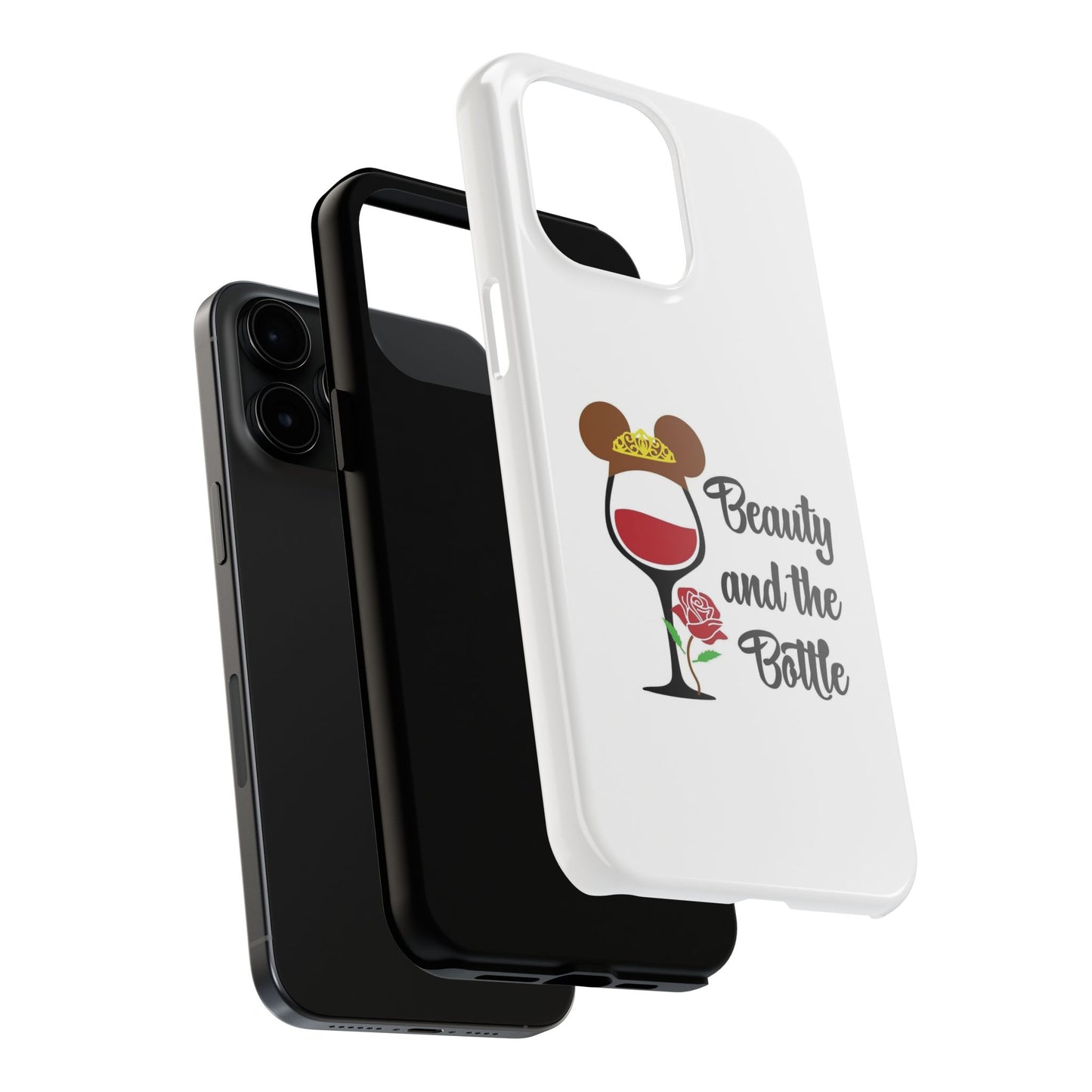 Beauty and the Bottle - Tough iPhone Cases - Choose your Size