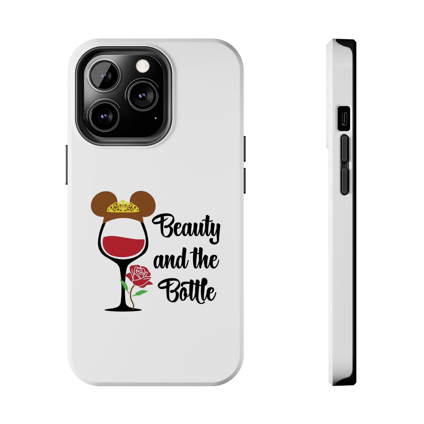 Beauty and the Bottle - Tough iPhone Cases - Choose your Size