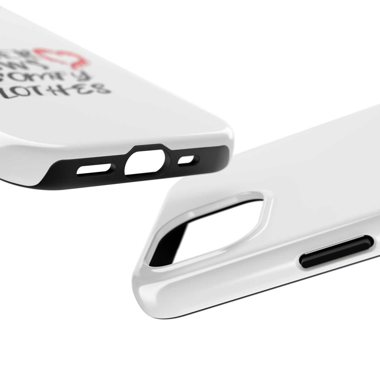 Murder Shows & Comfy Clothes - Tough iPhone Cases - Choose your Size