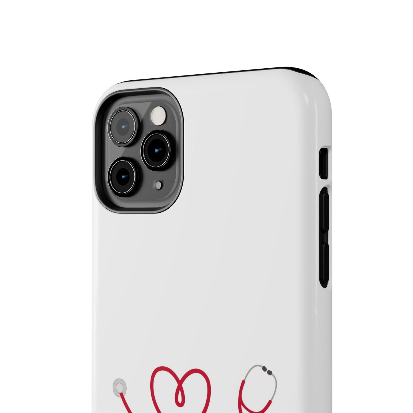 Stethoscope Heart - Tough iPhone Cases - Choose your Size