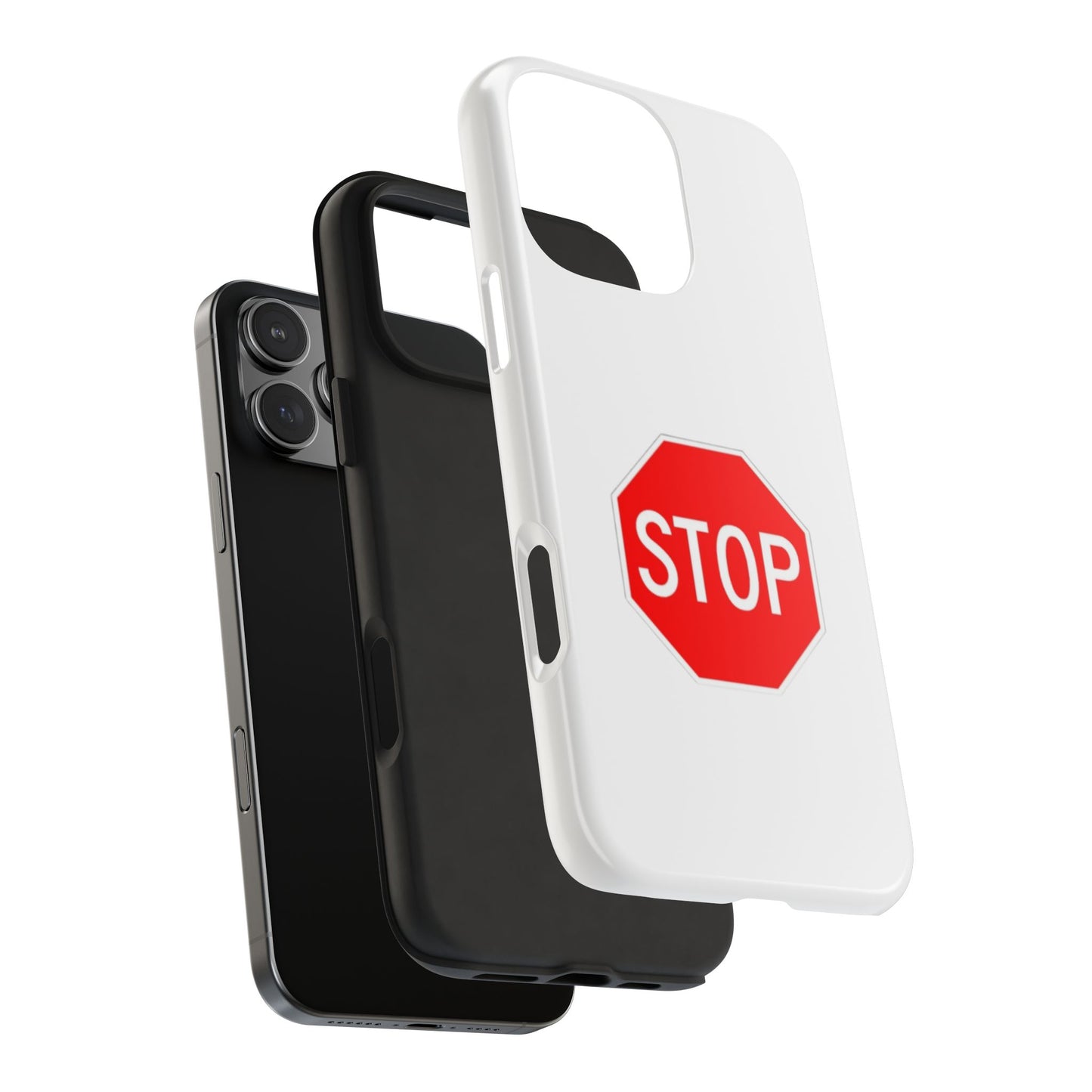 Stop Sign - Tough iPhone Cases - Choose your Size