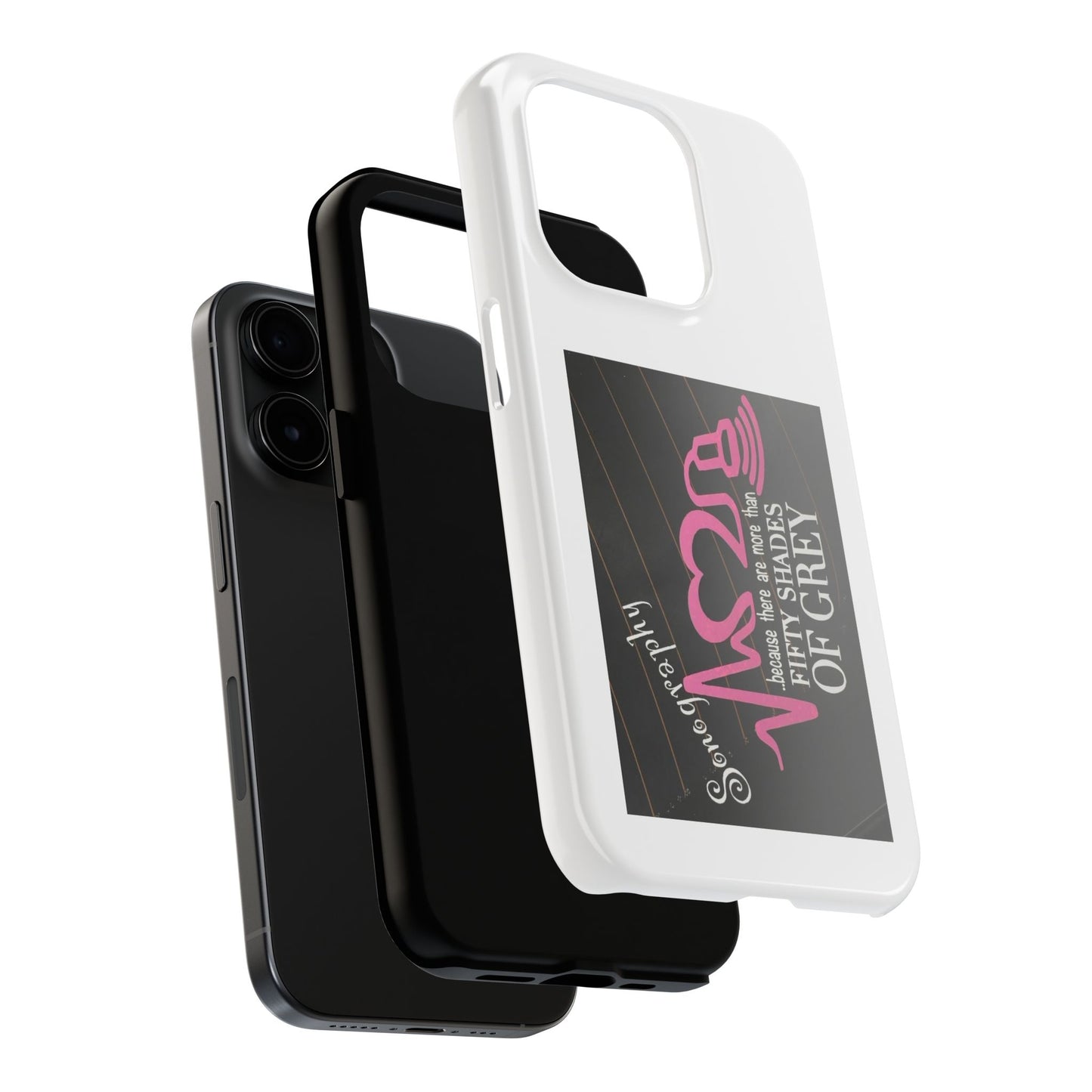 Sonography because there are more than 50 Shades Of Gray - Tough iPhone Cases - Choose your Size