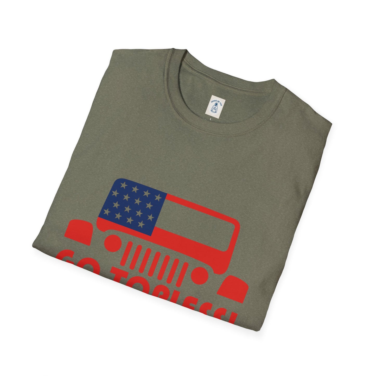 GO TOPLESS - Unisex Softstyle T-Shirt