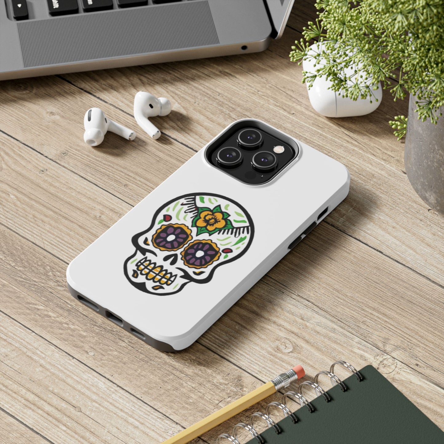 Colorful Skull - Tough iPhone Cases - Choose your Size