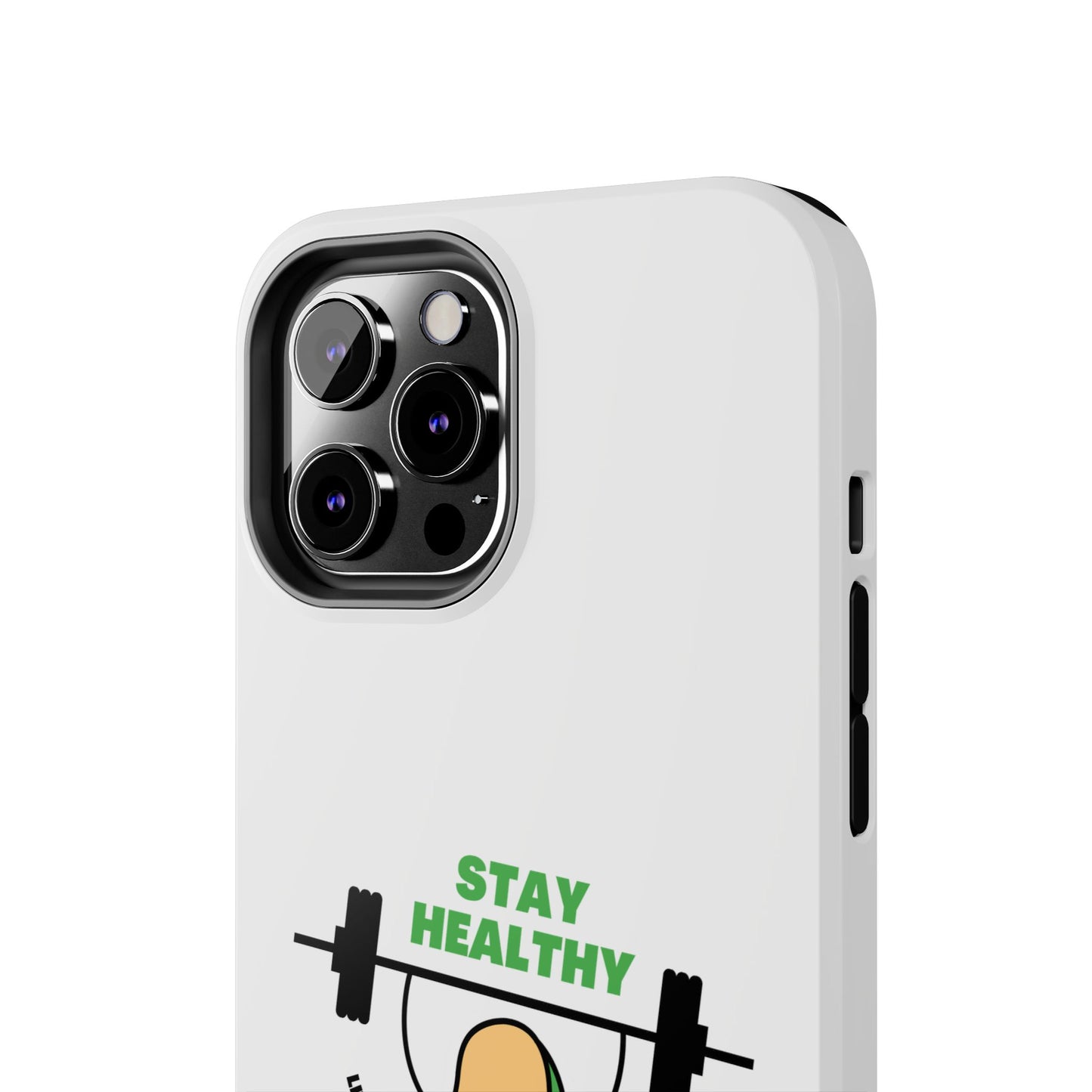 Stay Healthy Avocado - Tough iPhone Cases - Choose your Size