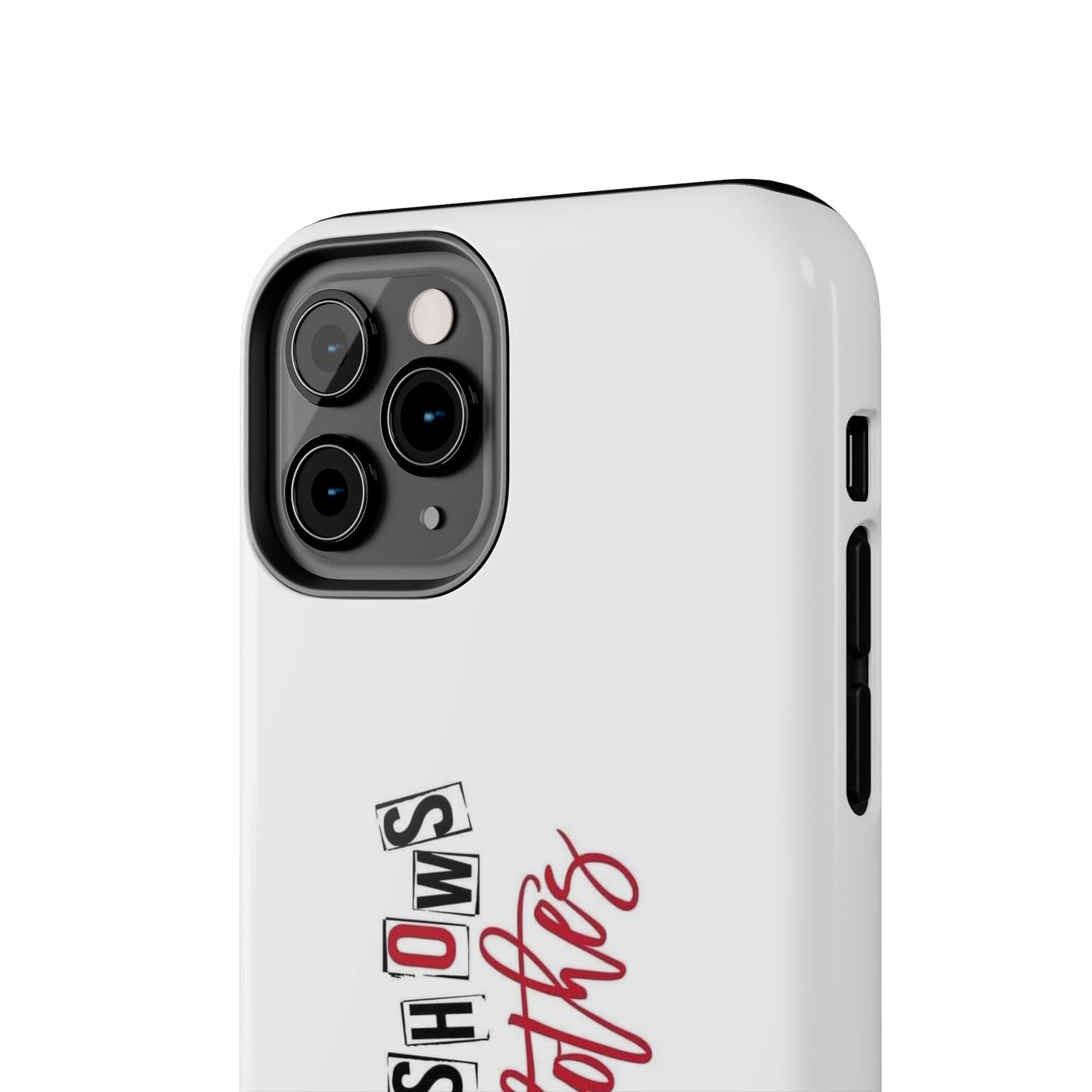 MURDER SHOWS & comfy clothes - Tough iPhone Cases - Choose your Size