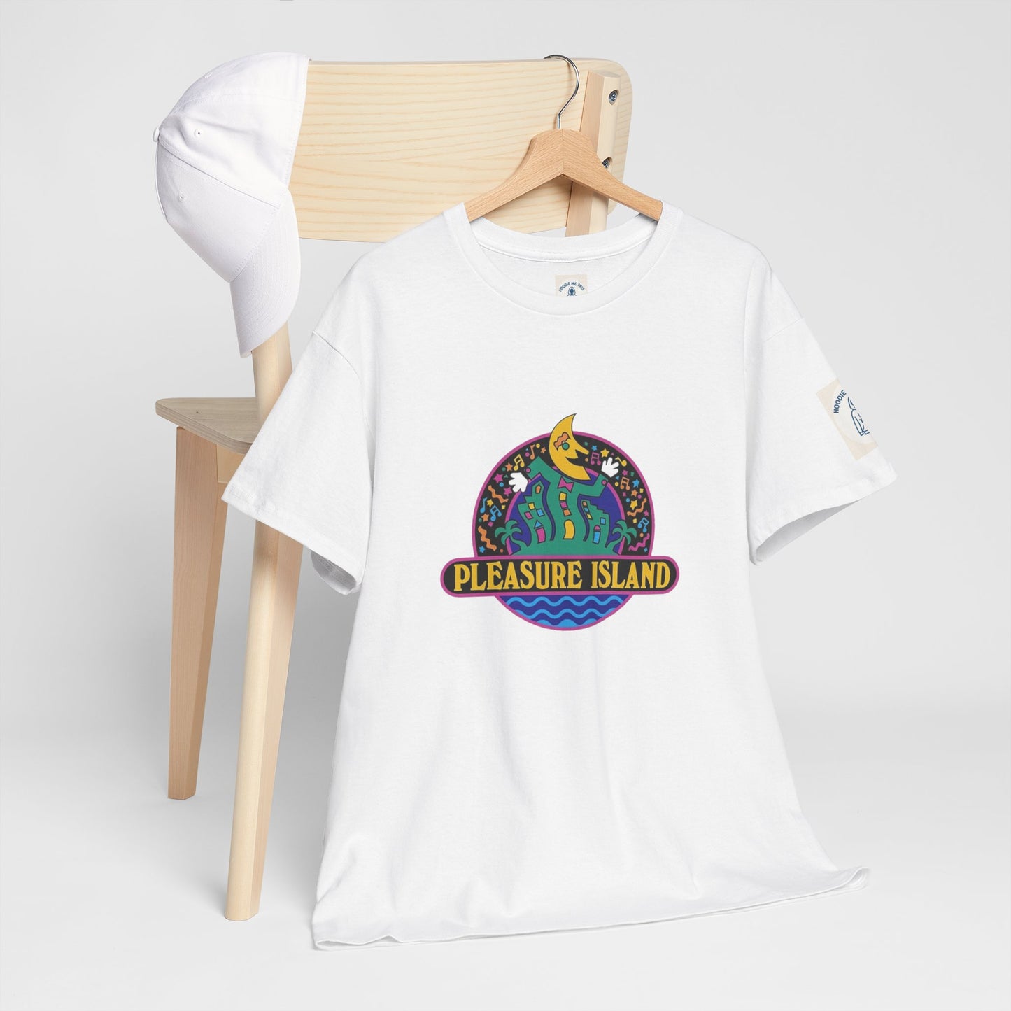Retro Pleasure Island - Unisex Heavy Cotton Tee, Vintage Style Tee, Casual Wear, Summer Essentials, Gift for Florida Lovers