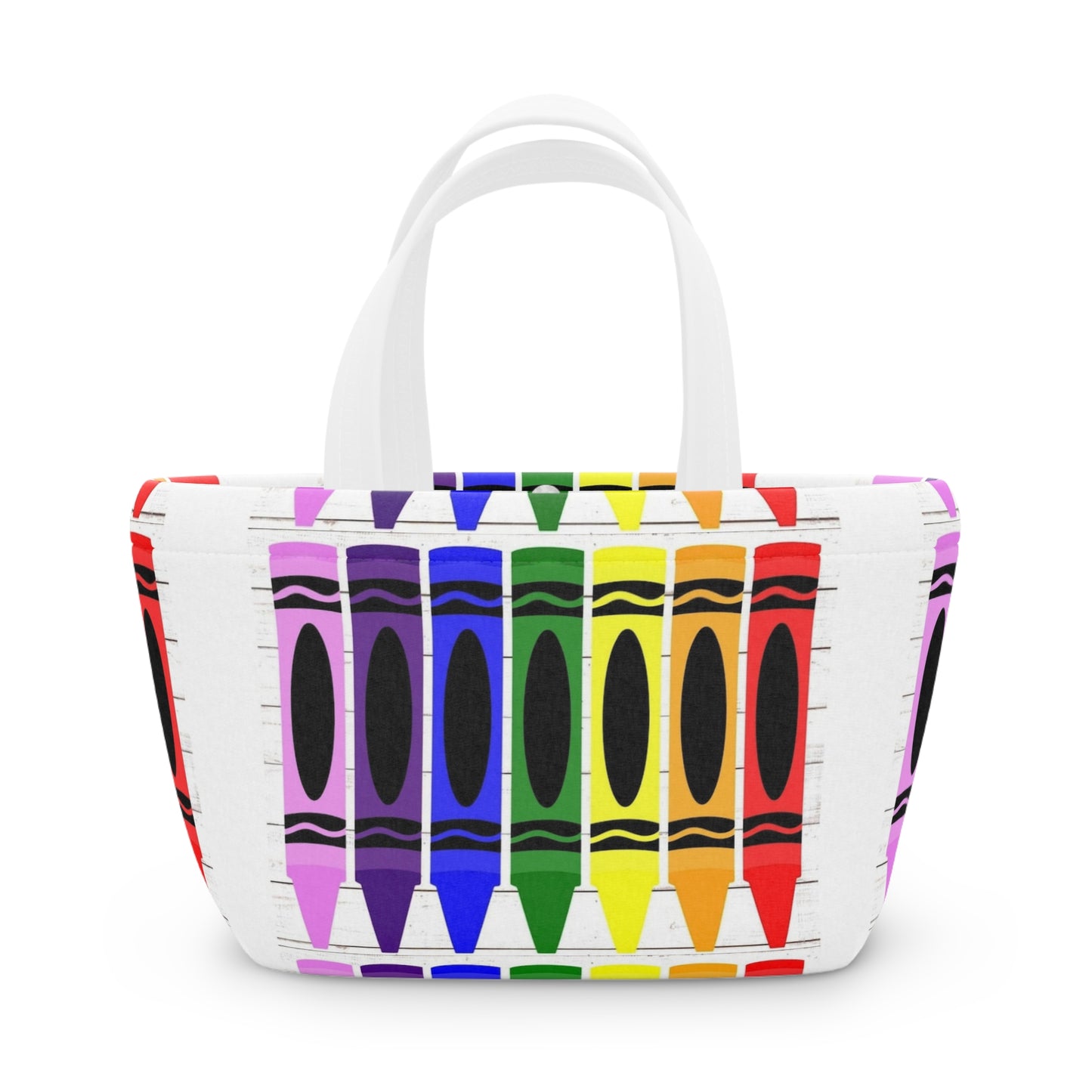 Colorful Crayon Bag/School Lunch Tote | Back to School, Birthday Gift, Art Lover, Insulated Lunch Container