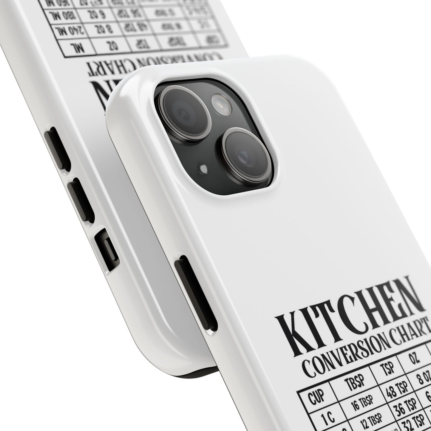 Kitchen Conversion Chart - Tough iPhone Cases - Choose your Size