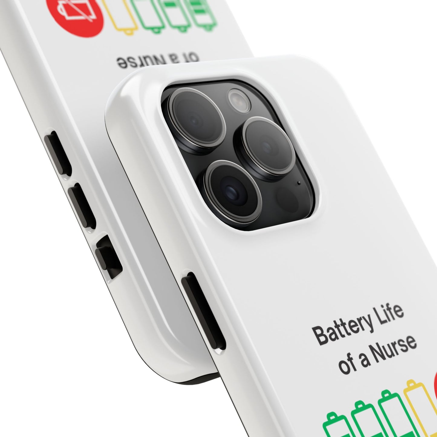 Battery Life of a Nurse - Tough iPhone Cases - Choose your Size