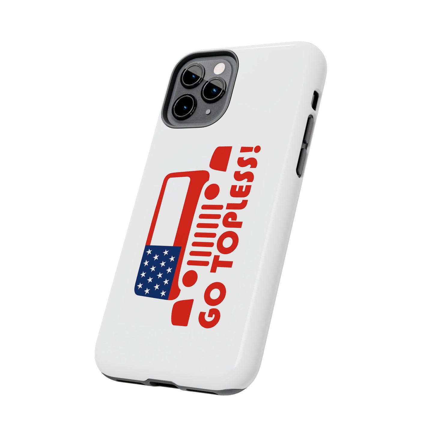 GO TOPLESS - Tough iPhone Cases - Choose your Size