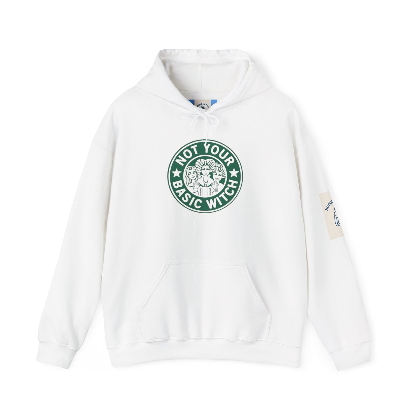 NOT YOUR BASIC WITCH - Unisex Heavy Blend™ Hooded Sweatshirt