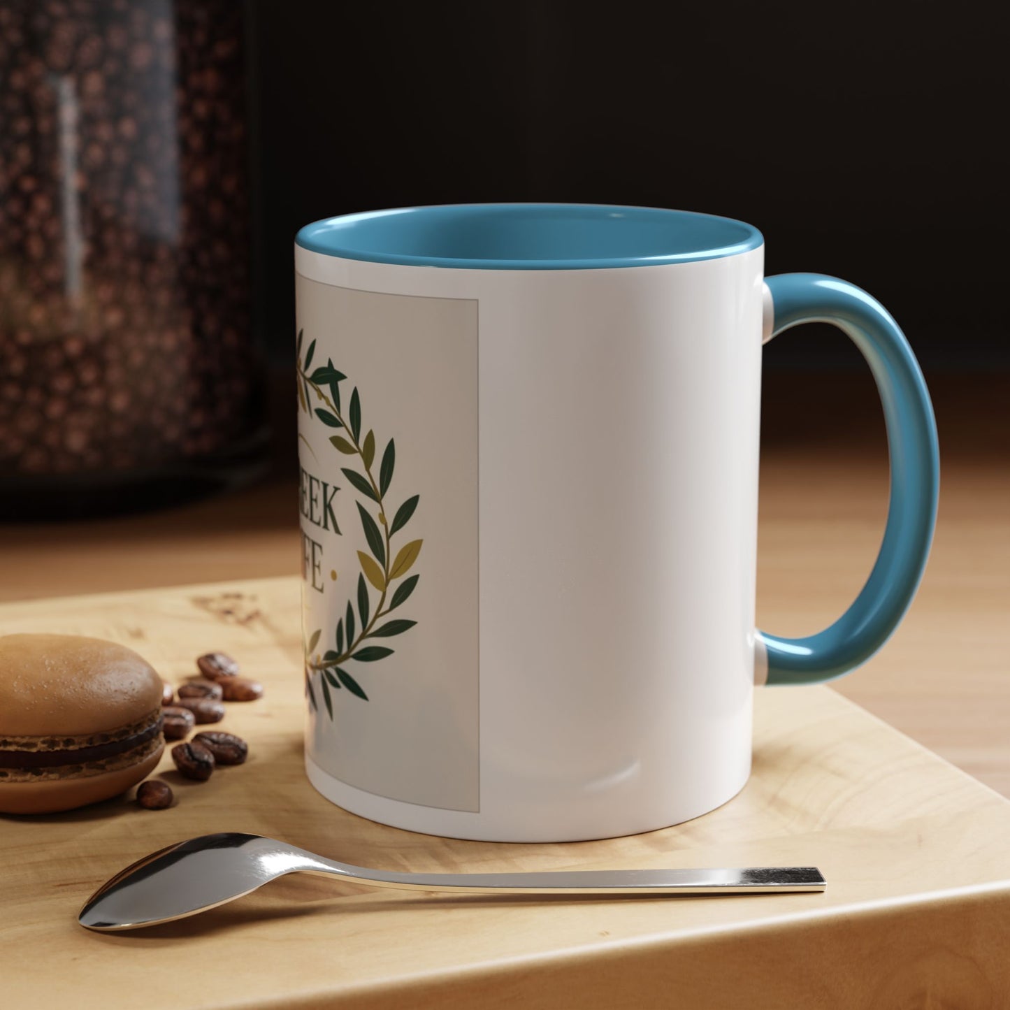 Greek Life Accent Coffee Mug | Perfect for Sororities, College Gifts, Friends, Graduations, Home Decor
